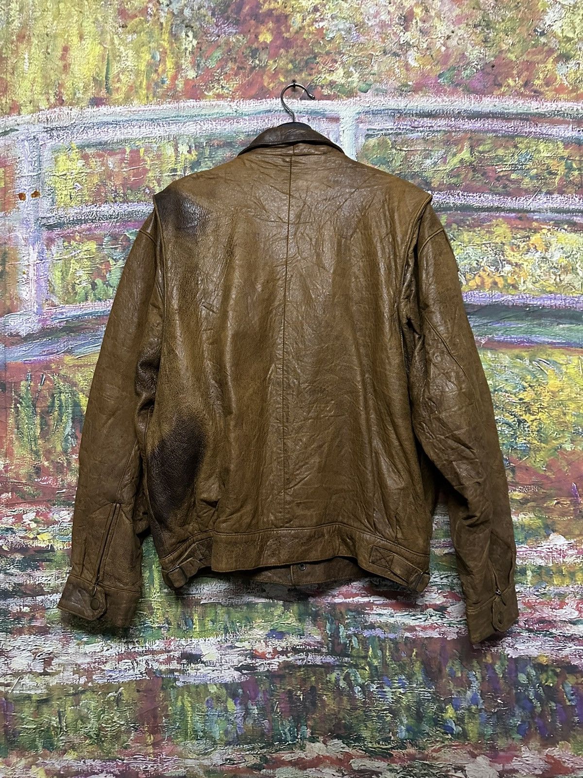 Vintage Vintage Leather Jacket Size US L / EU 52-54 / 3 - 2 Thumbnail