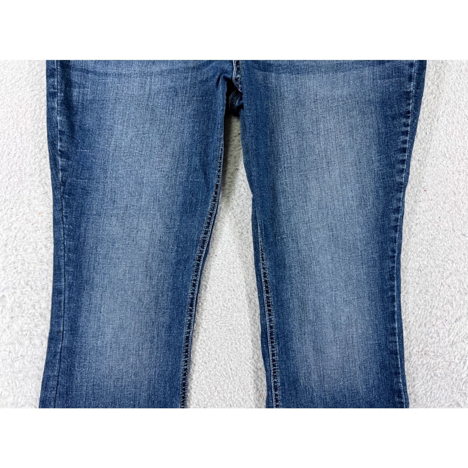 Lee Lee Jeans Women 28 Blue Denim Bootcut Riders 28x27 Mid Rise Cotton Blend Size 28" / US 6 / IT 42 - 5 Thumbnail