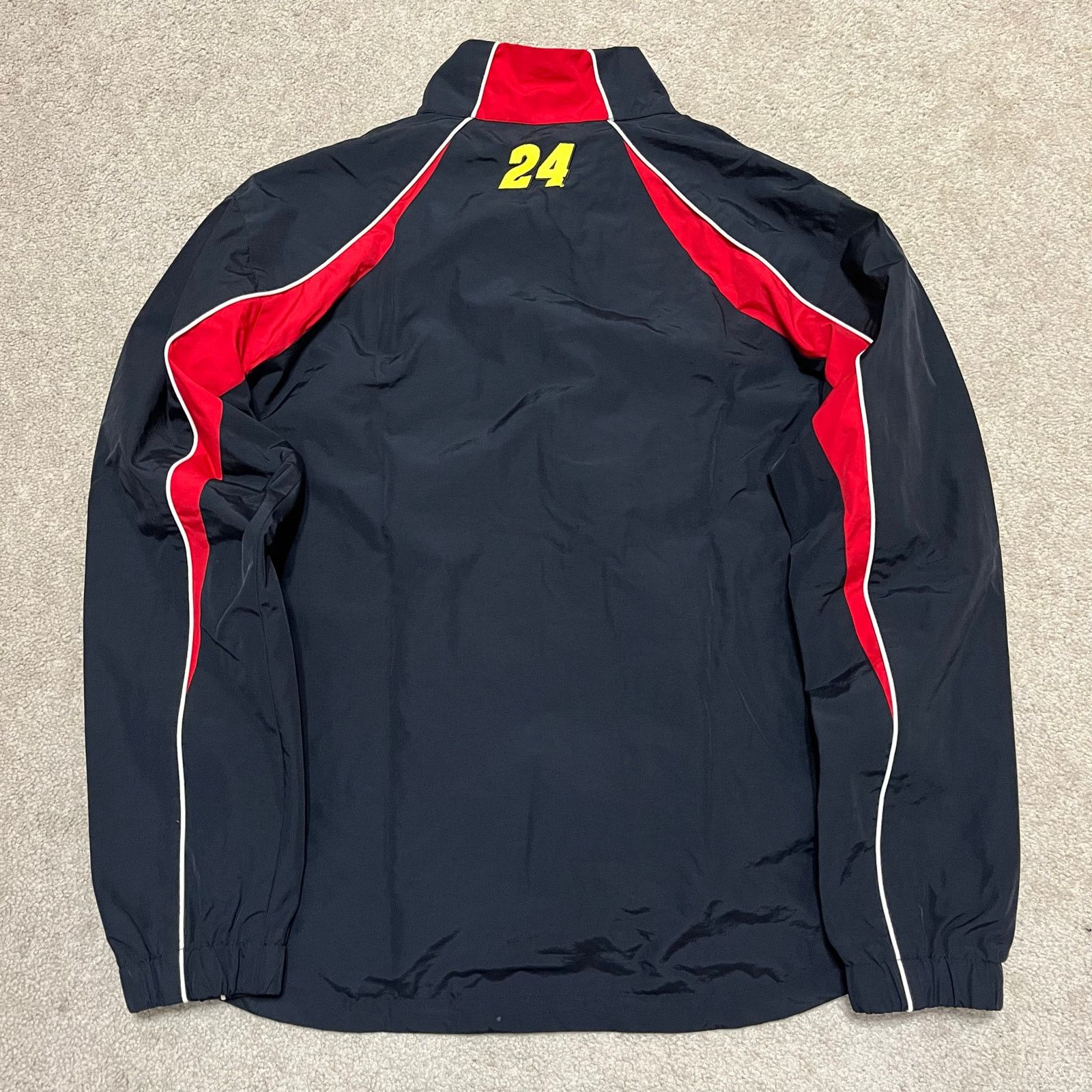 NASCAR Vintage NASCAR Jeff Gordon #24 DuPont Racing Jacket Red Blac Size US M / EU 48-50 / 2 - 2 Thumbnail