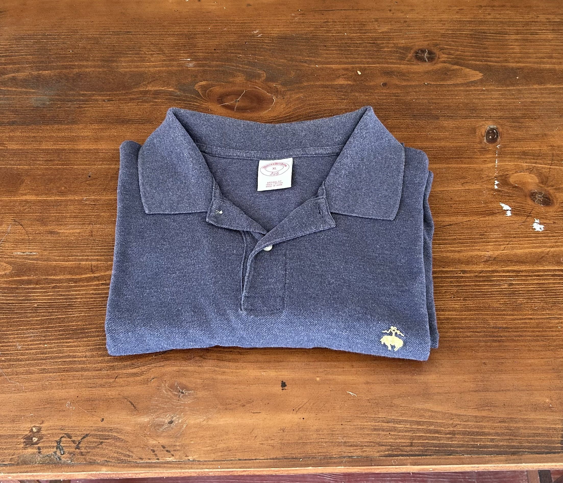 Brooks Brothers Brooks Brothers Polo Shirt XL "Golden Fleece" in Blue-Grey Size US XL / EU 56 / 4 - 1 Thumbnail