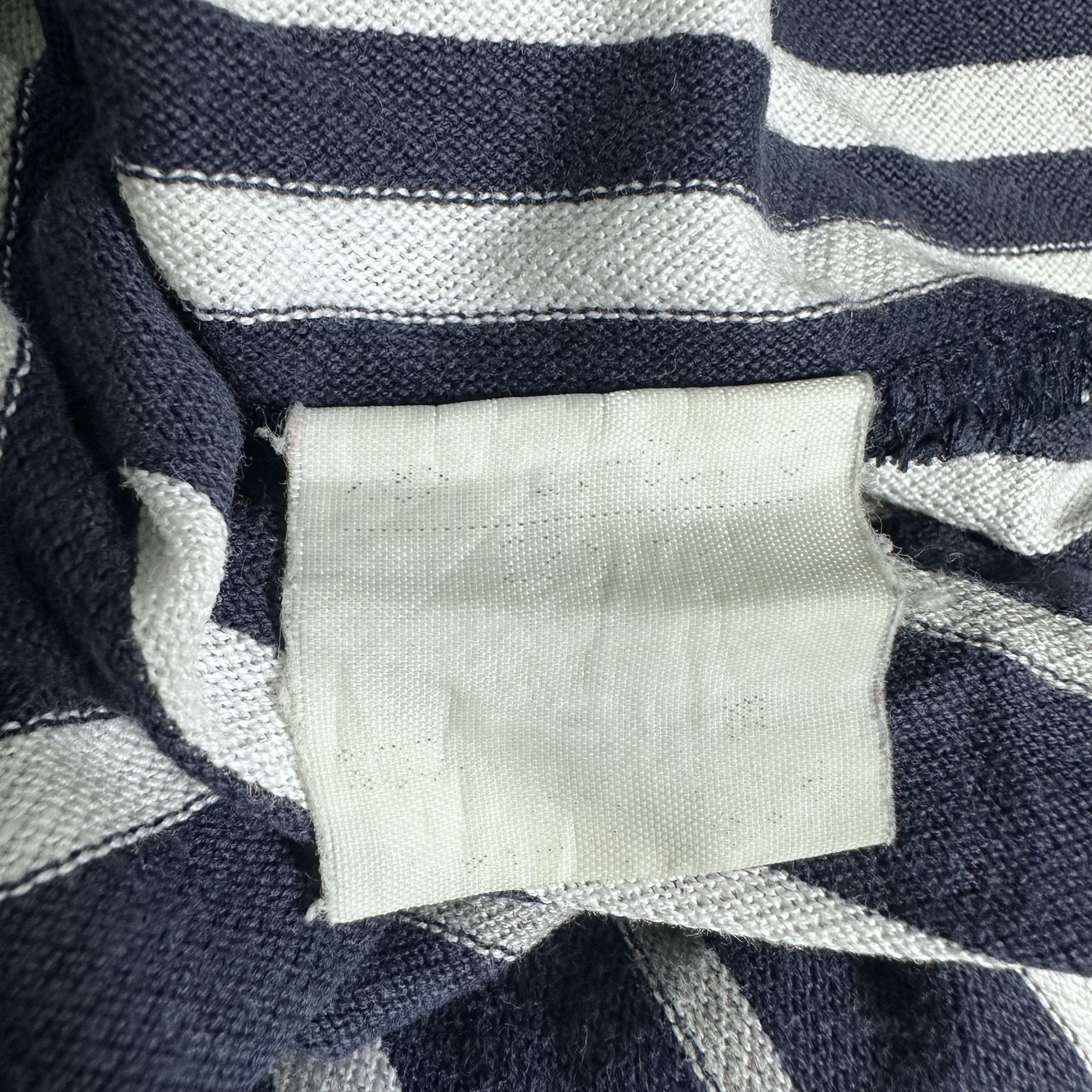 Burberry × Designer × Vintage 🔥RARE🔥Vintage Burberrys Striped Black White Polo Shirt Size US L / EU 52-54 / 3 - 8 Thumbnail
