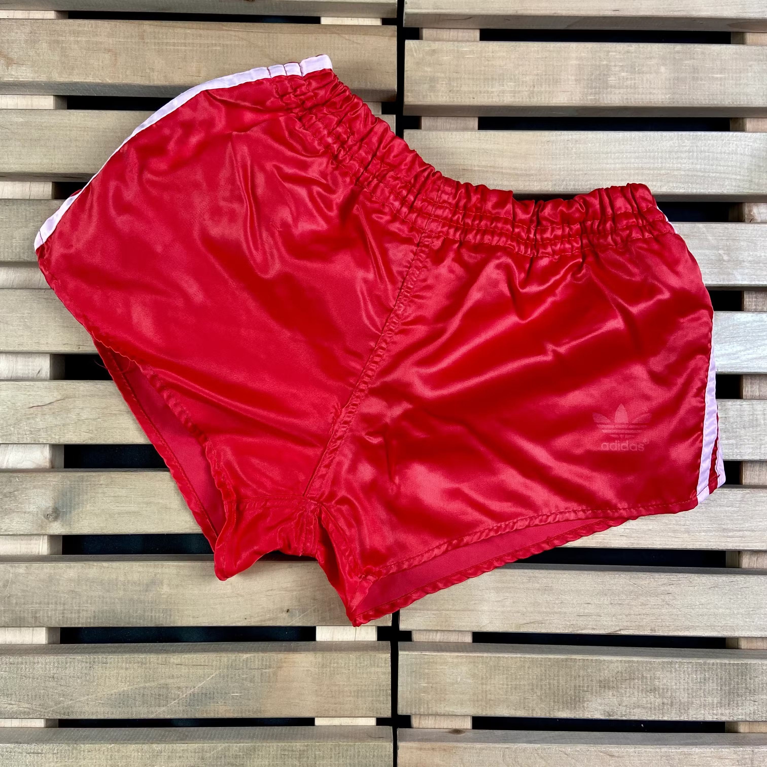 Adidas × Vintage Red Shorts Adidas Originals Vintage West Germany Size XS Size US 28 / EU 44 - 1 Thumbnail