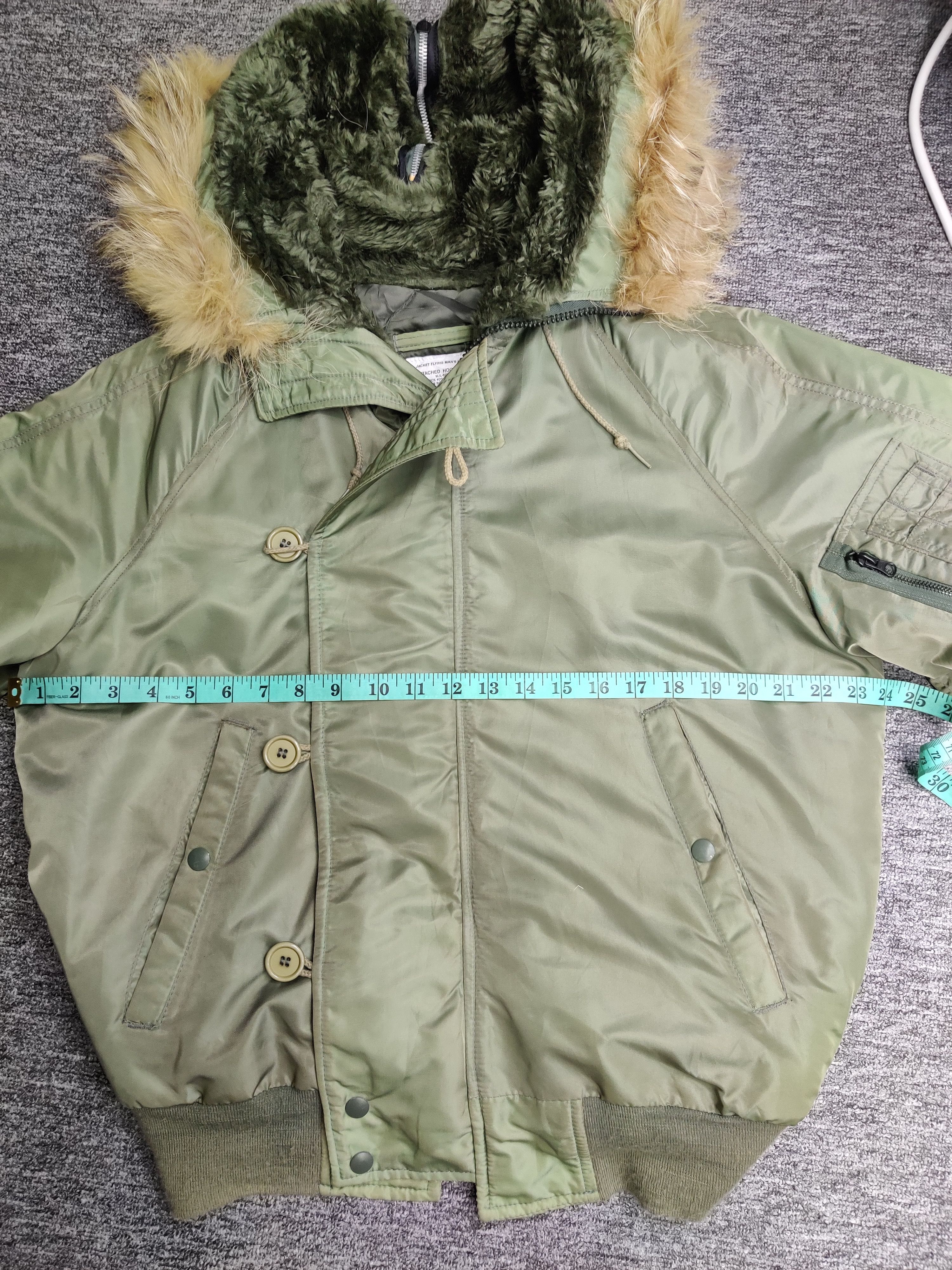 I. Spiewak And Sons Vintage 90's I Spiewak N-2B Faux Due Attached Bomber Hooded Size US M / EU 48-50 / 2 - 16 Thumbnail
