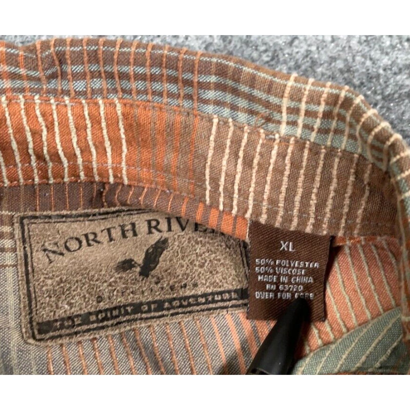 Vintage VTG Grunge Shadow Plaid Shirt Adult XL Textured Lightweight Viscose Outdoor Size US XL / EU 56 / 4 - 3 Thumbnail