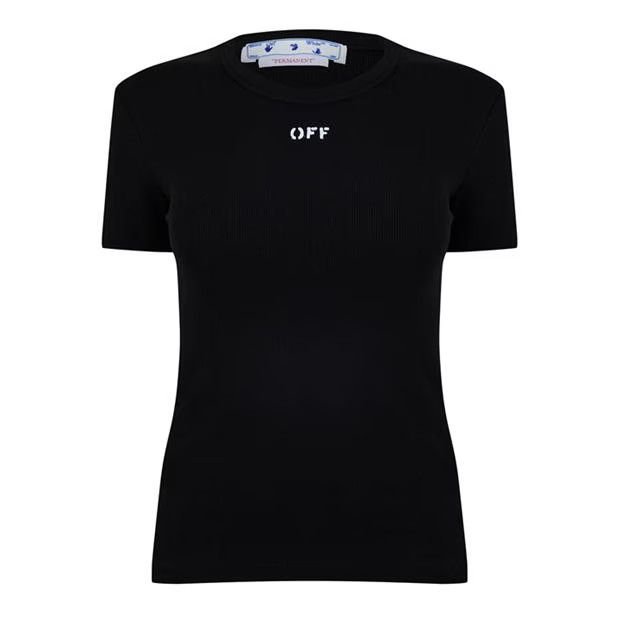 Off-White o1g2r1mq1224 T Shirt in Black Size XXS / US 00 / IT 34 - 1 Thumbnail