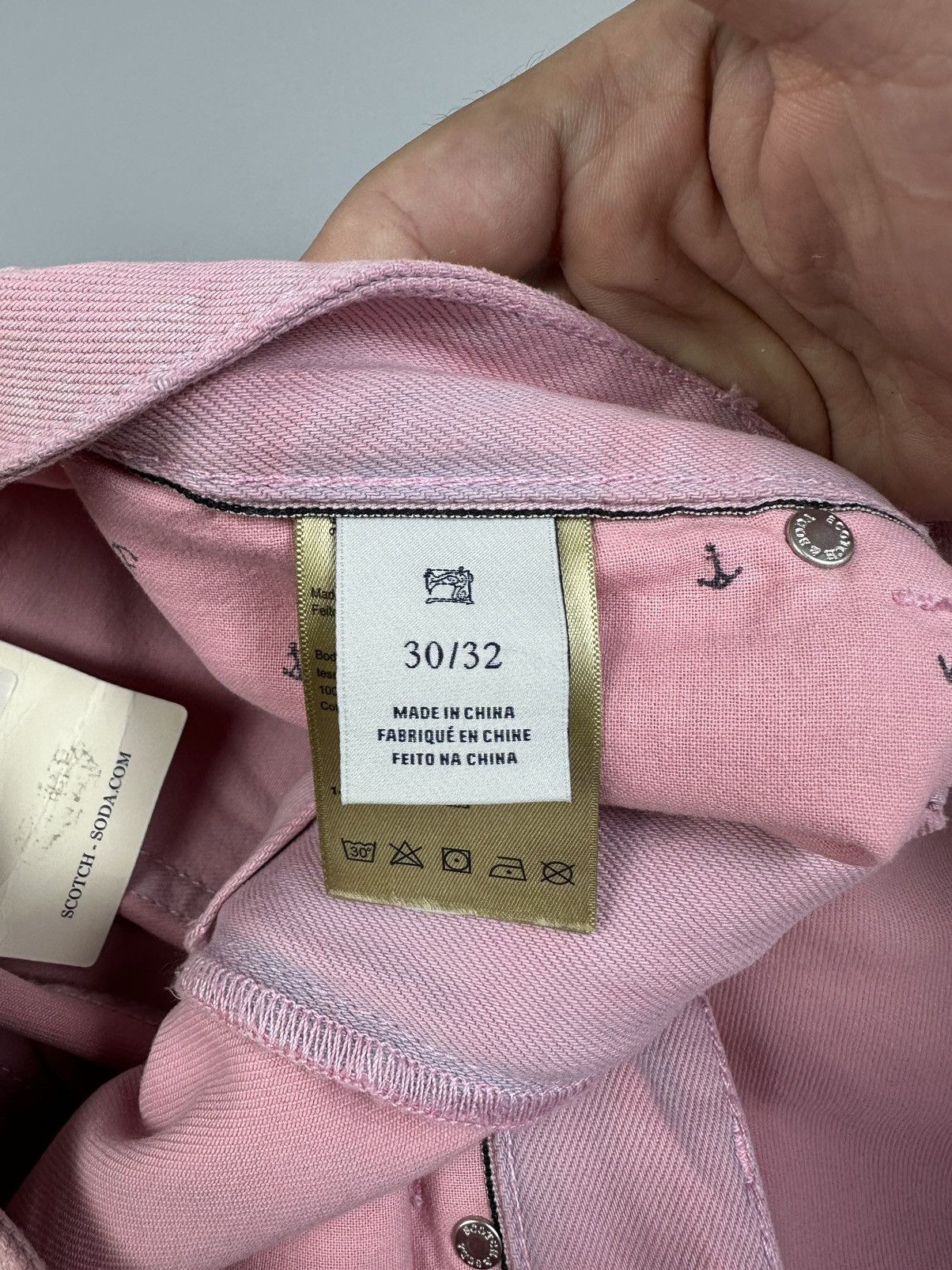 Scotch & Soda Unisex pink denim pants scotch&soda Size US 30 / EU 46 - 5 Thumbnail