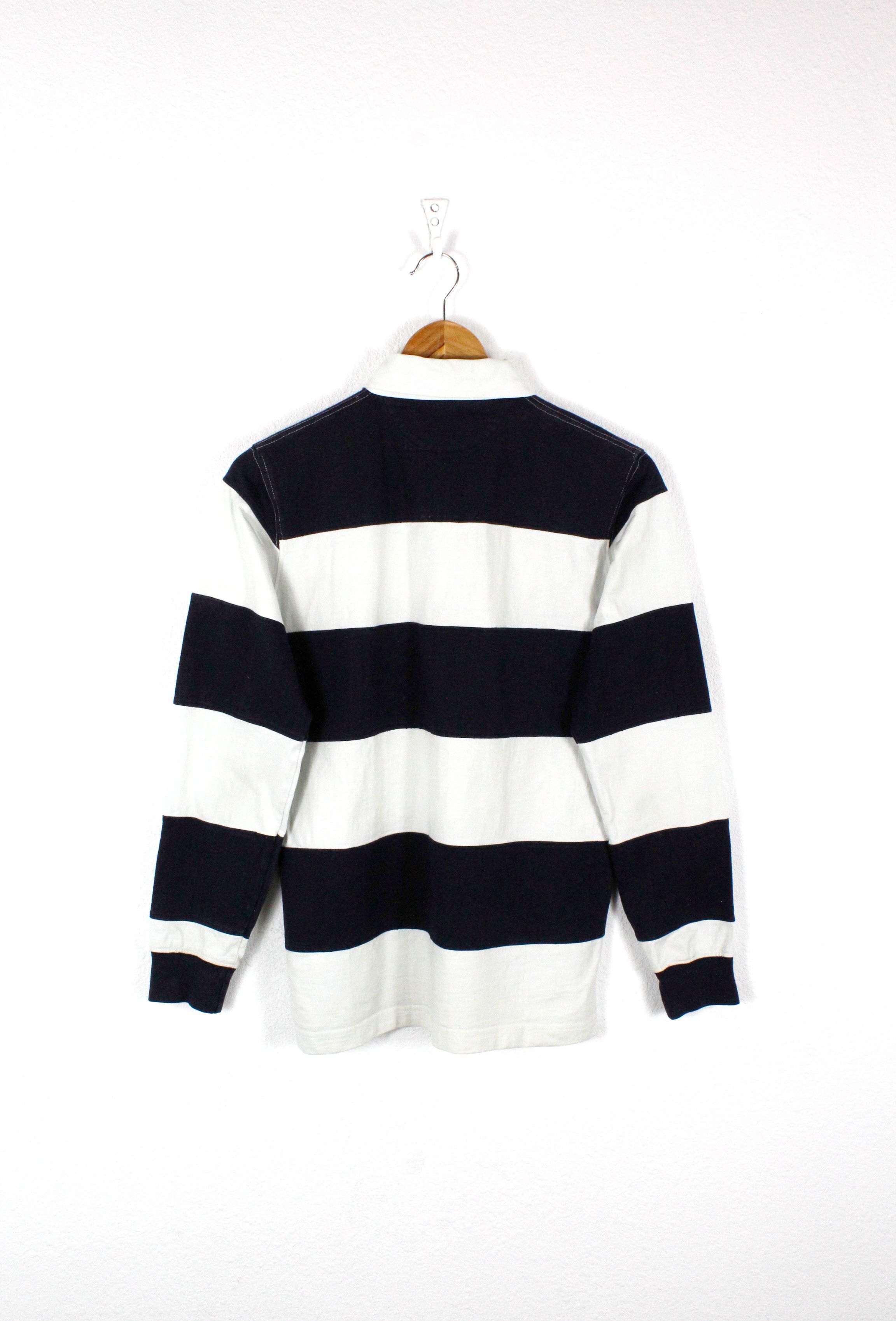 Rugby Ralph Lauren Vintage Ralph Lauren Rugby Polo 90s Striped Preppy Size S / US 4 / IT 40 - 9 Thumbnail