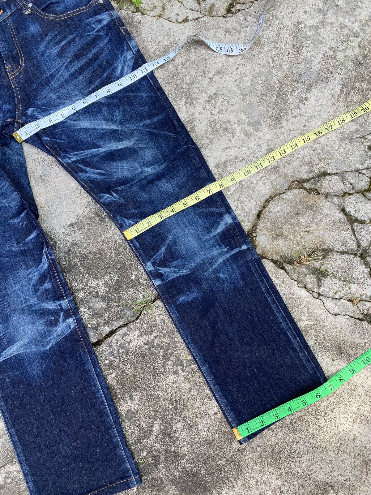 Tornado Mart 🔥 Made in Japan 🔥 Vintage Tornado Mart Denim Pants Size US 35 - 14 Thumbnail