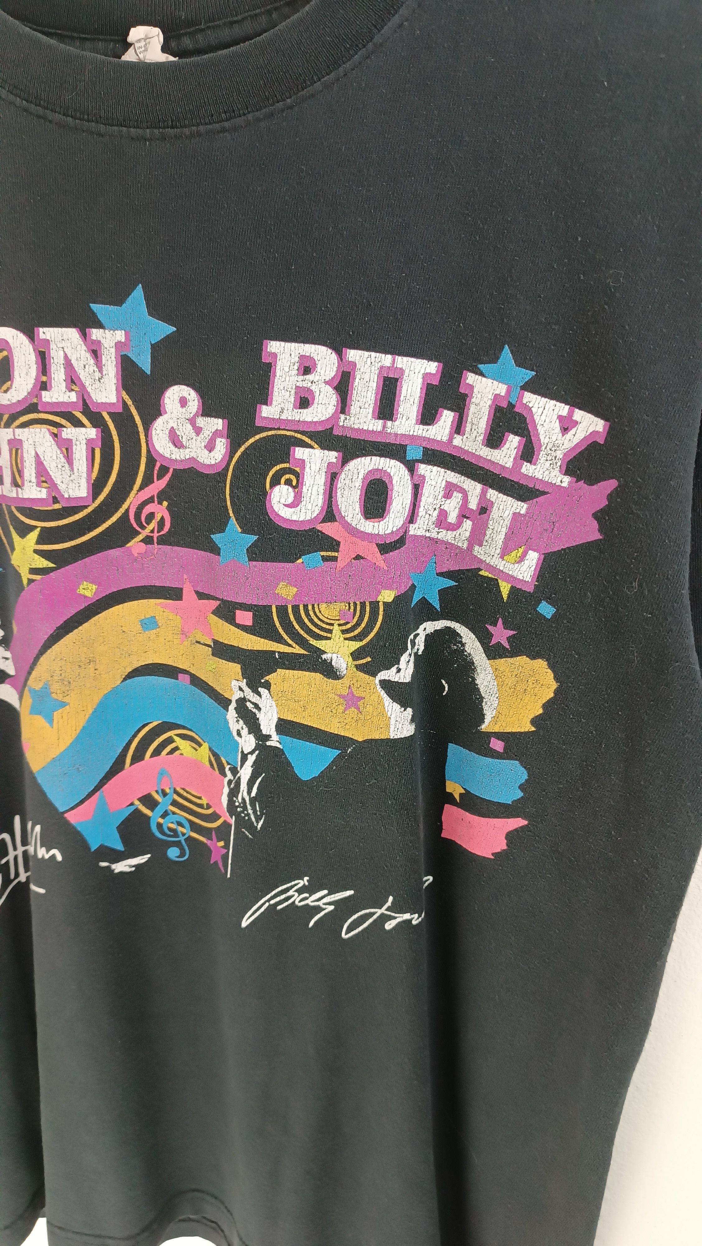 Band Tees VINTAGE '09 BILLY JOEL & ELTON JOHN FACE2FACE TOUR VERY RARE Size US M / EU 48-50 / 2 - 11 Thumbnail