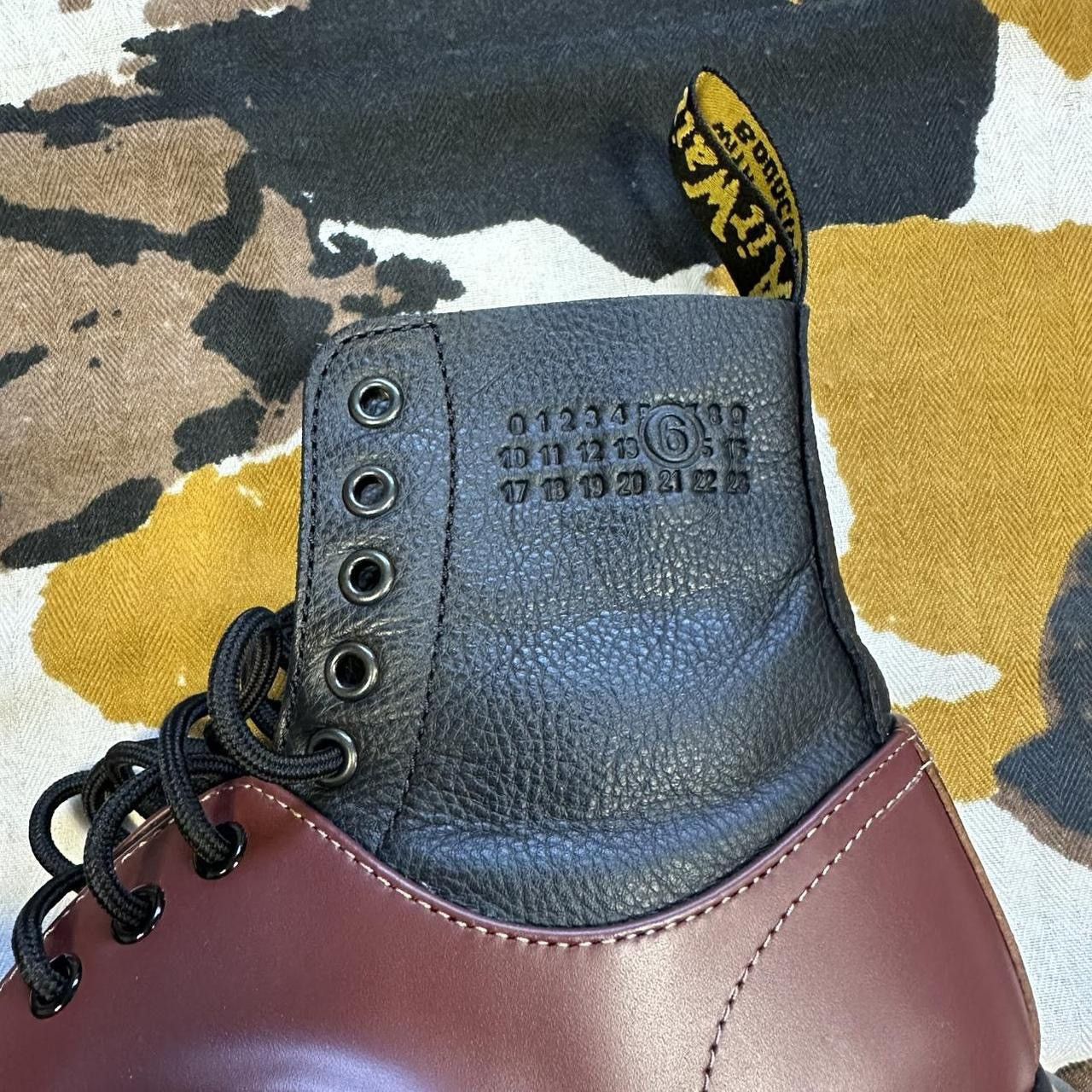 Dr. Martens × Maison Margiela Maison Margiela x Dr. Martens colourblock ankle boots Size US 8.5 / IT 38.5 - 2 Thumbnail