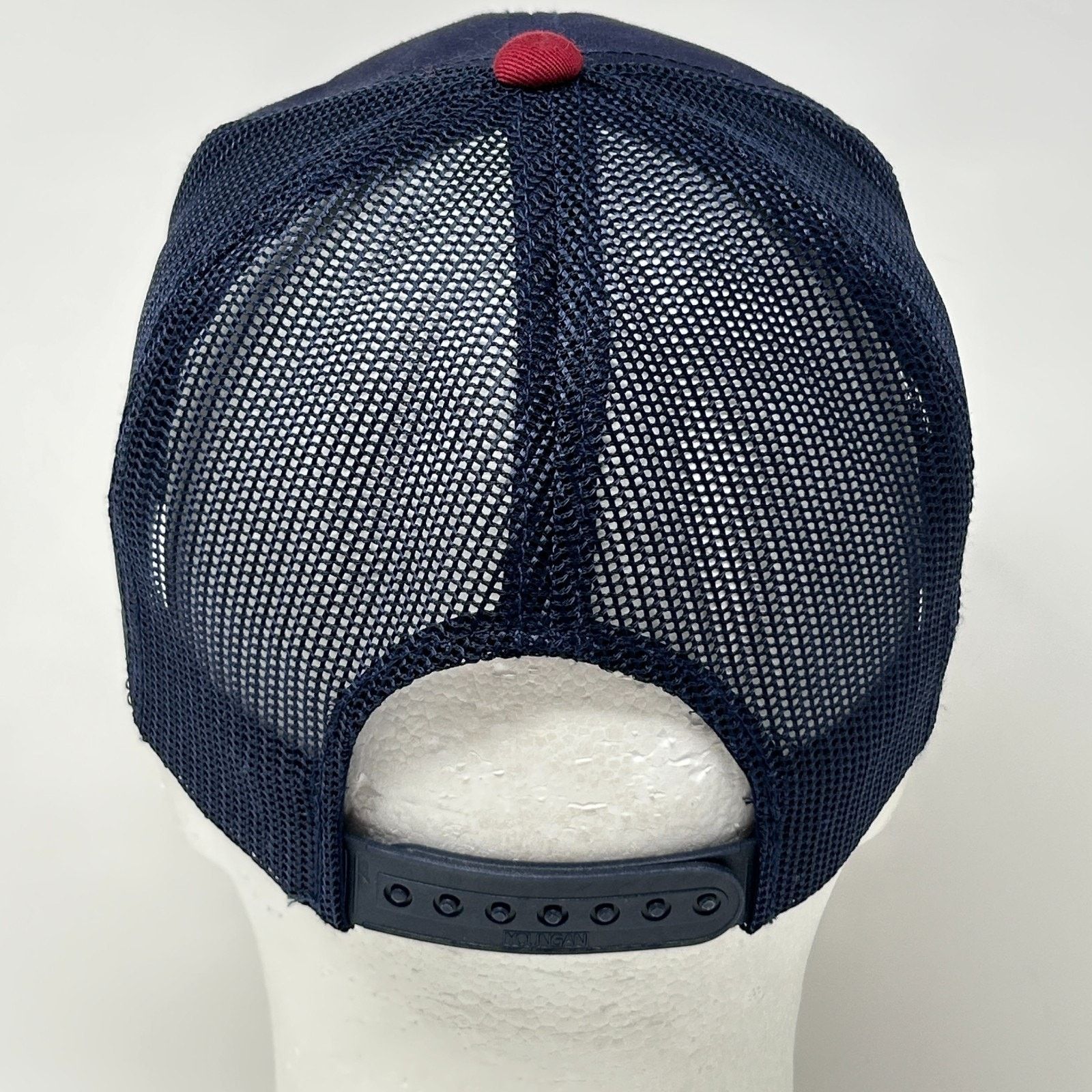 Vintage Vintage 90s Cool Great Awesome Dad Trucker Hat Cap Blue Size ONE SIZE - 3 Thumbnail