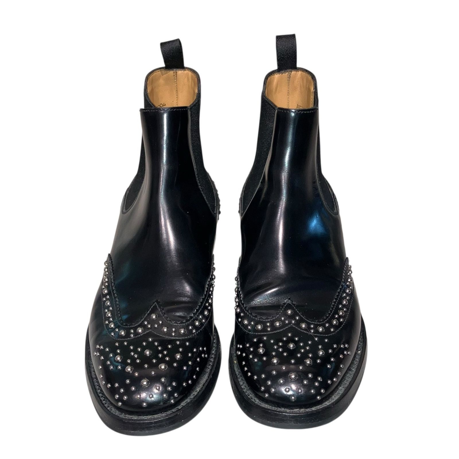 Church's Church’s Ketsby Met Studded Black Chelsea Boot- size EU 35 Size US 5 / IT 35 - 4 Thumbnail