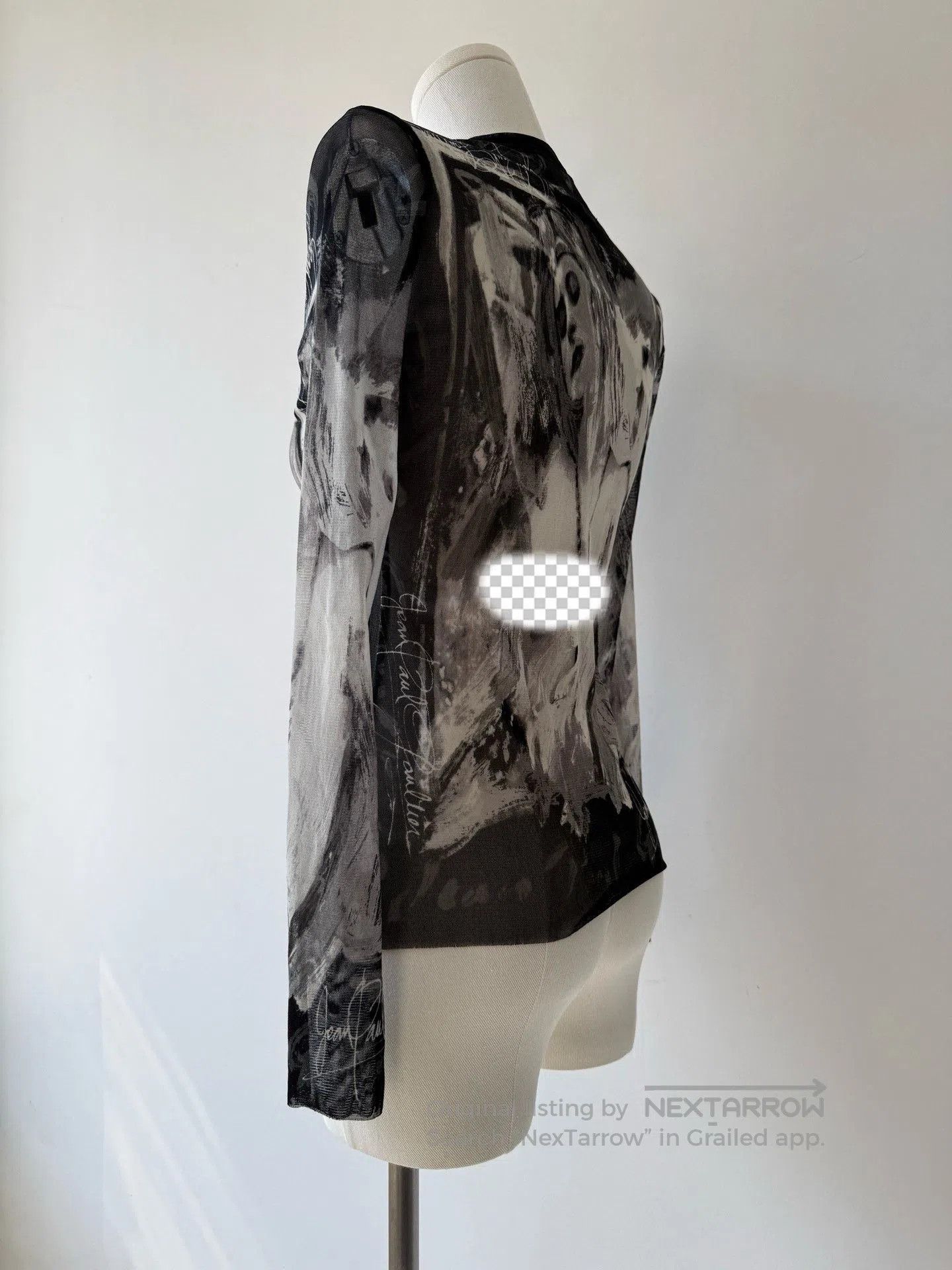 Jean Paul Gaultier Jean Paul Gaultier Mesh Sheer Cardigan. Size M / US 6-8 / IT 42-44 - 7 Thumbnail