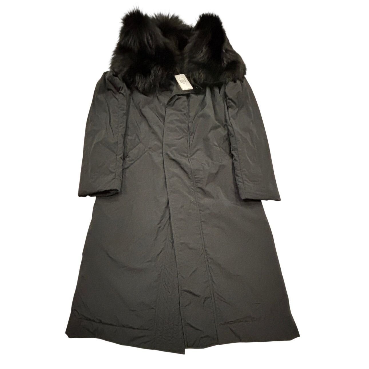 Michael Kors *R37 MICHAEL KORS Women's Faux Fur Winter Coat Black Size 0 Size XS / US 0-2 / IT 36-38 - 1 Thumbnail