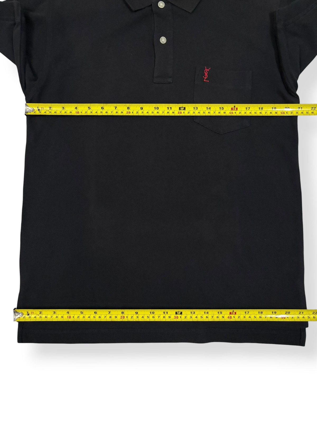 Yves Saint Laurent Yves Saint Laurent Pour Homme Small Logo Pocket Polo Shirt Size US M / EU 48-50 / 2 - 13 Thumbnail