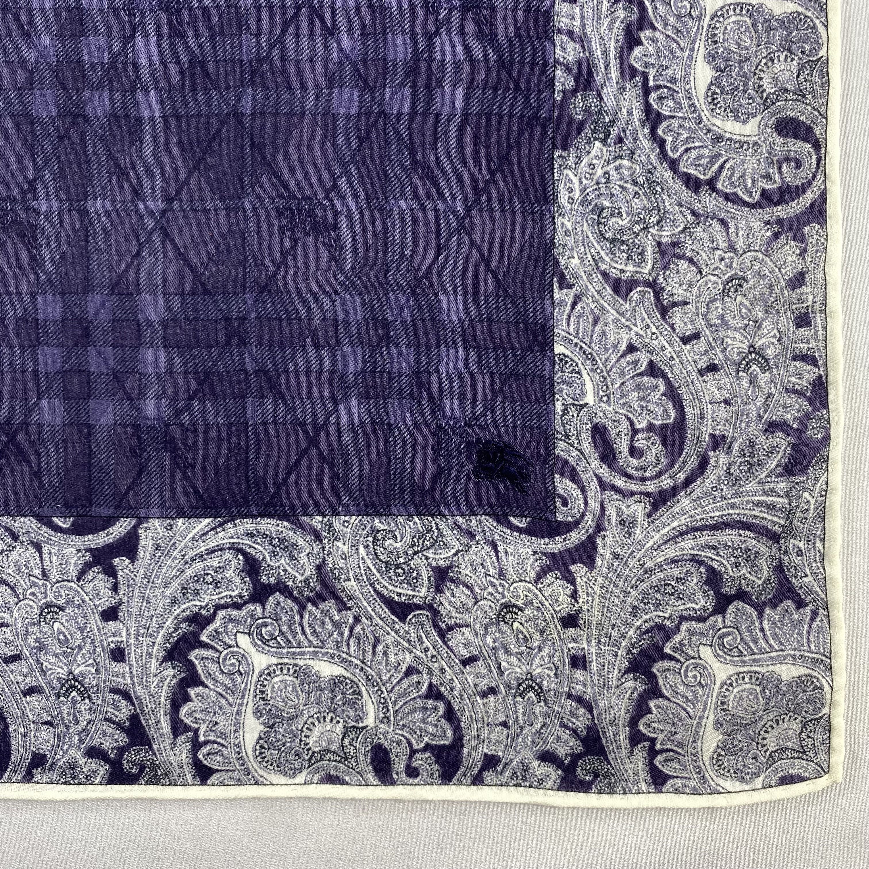 Burberry × Vintage Burberry Handkerchief / Neckerchief / Bandana-P1832 Size ONE SIZE - 3 Thumbnail