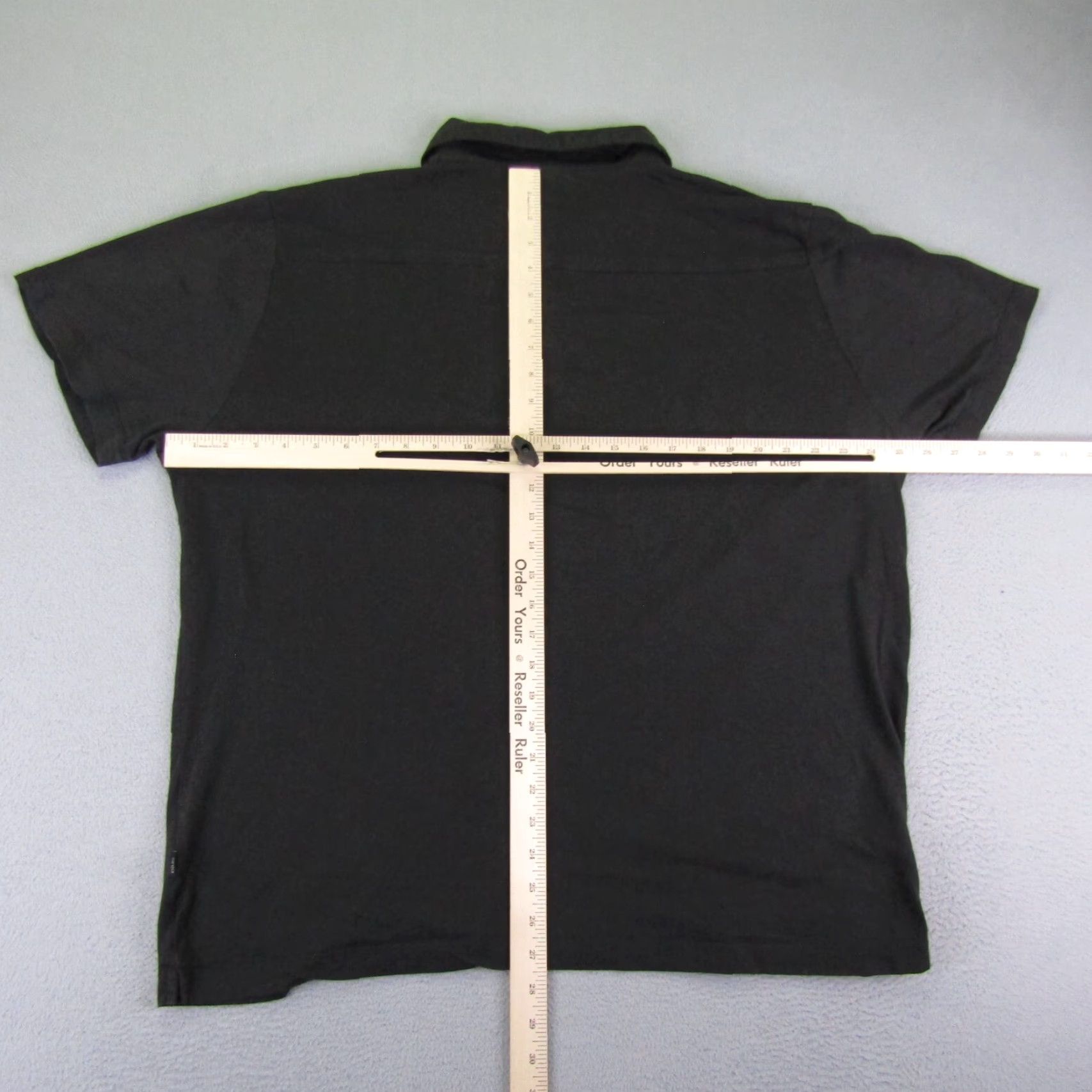 Onia Onia Polo Shirt Mens 2XL Black Cotton Modal Short Sleeve Polo Size US XXL / EU 58 / 5 - 5 Thumbnail