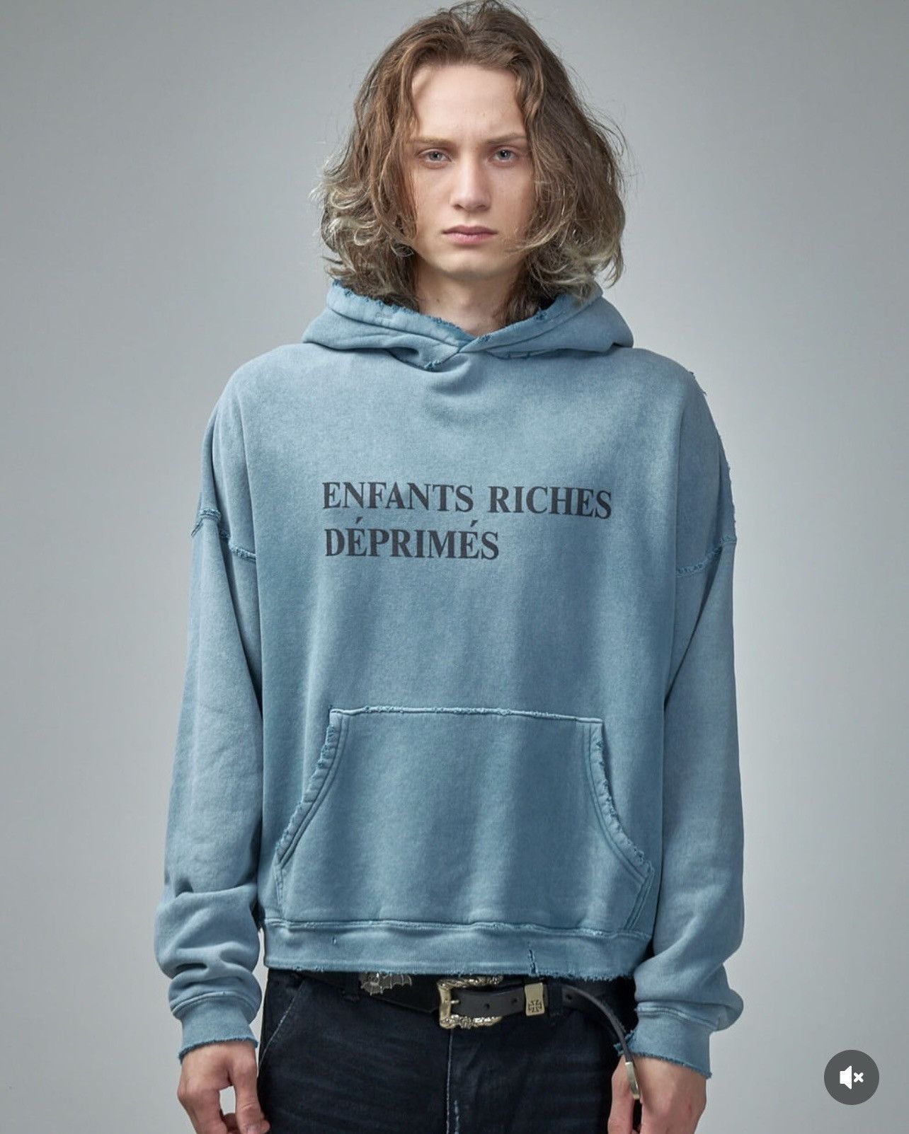 Enfants Riches Deprimes BRAND NEW ERD HOODIE BLUE ENFANTS RICHES DEPRIMES Size US L / EU 52-54 / 3 - 1 Thumbnail