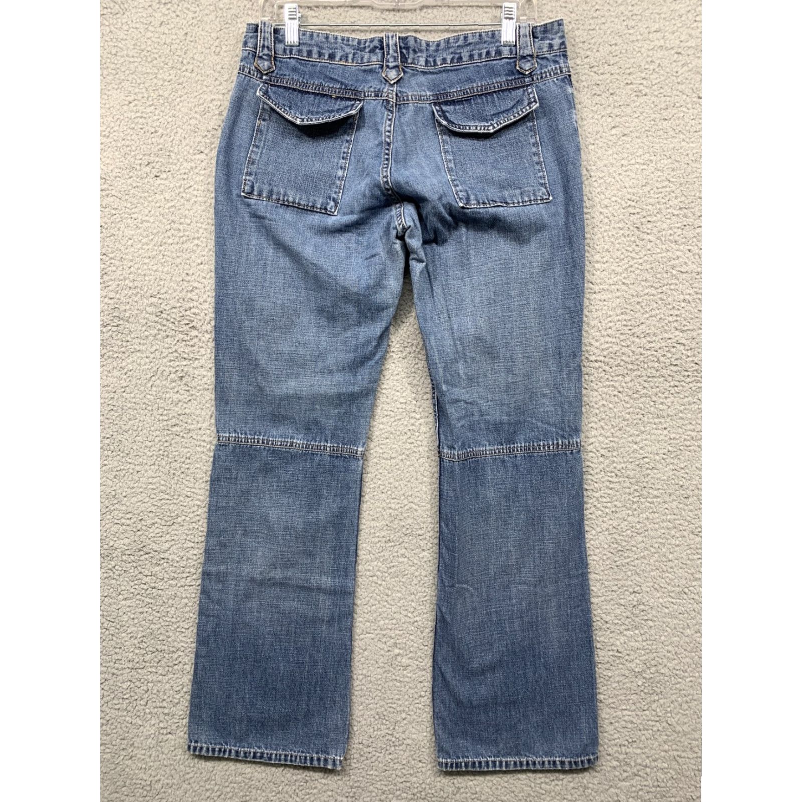 Old Navy Old Navy Womens Blue Jeans Size 10 Denim 33 x 30 Flared Leg Mid Rise Size 32" / US 10 / IT 46 - 4 Thumbnail