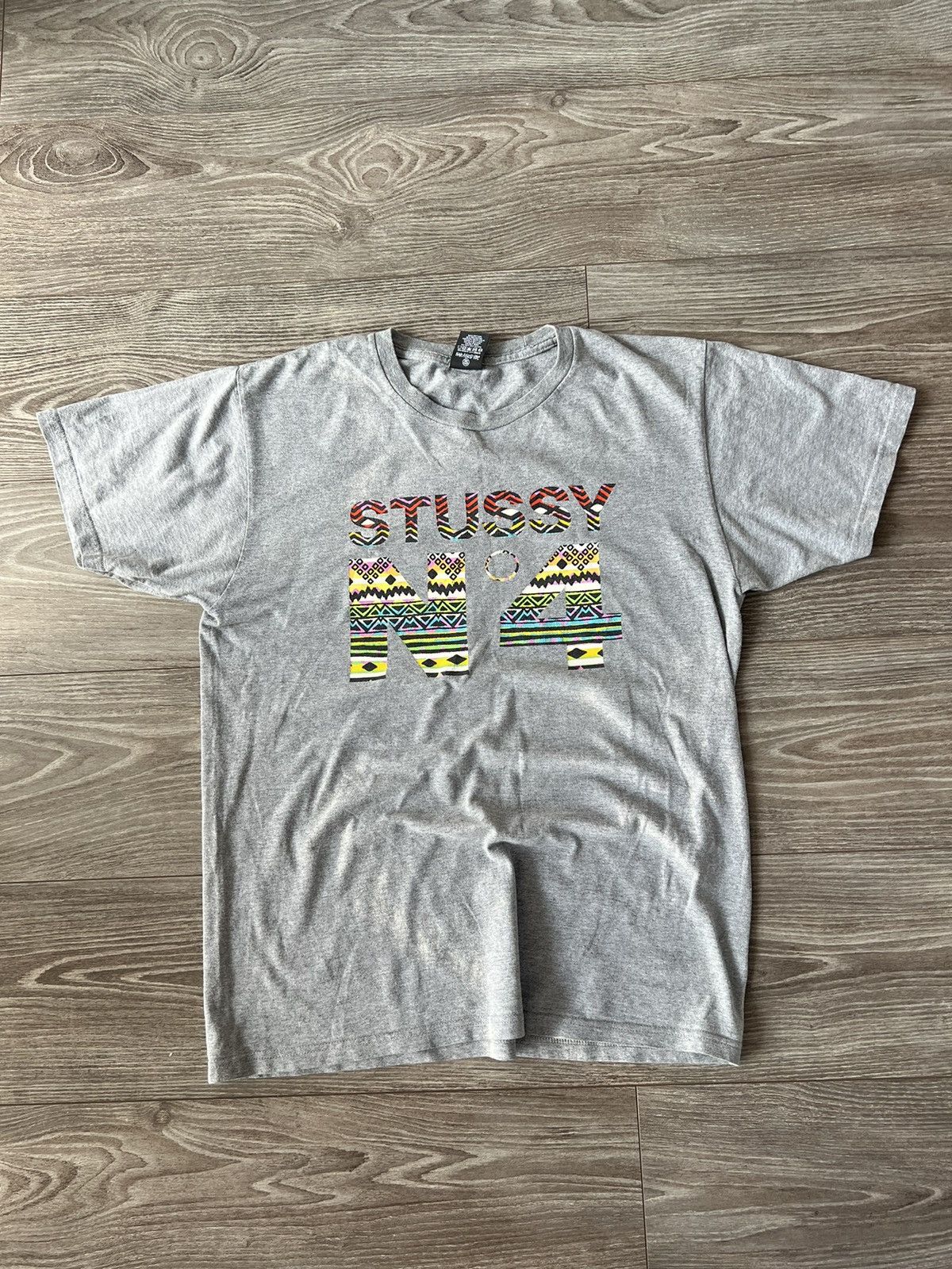 Stussy × Vintage ‼️Stussy Vintage No 4 Coloured Tee‼️ Size US M / EU 48-50 / 2 - 10 Thumbnail