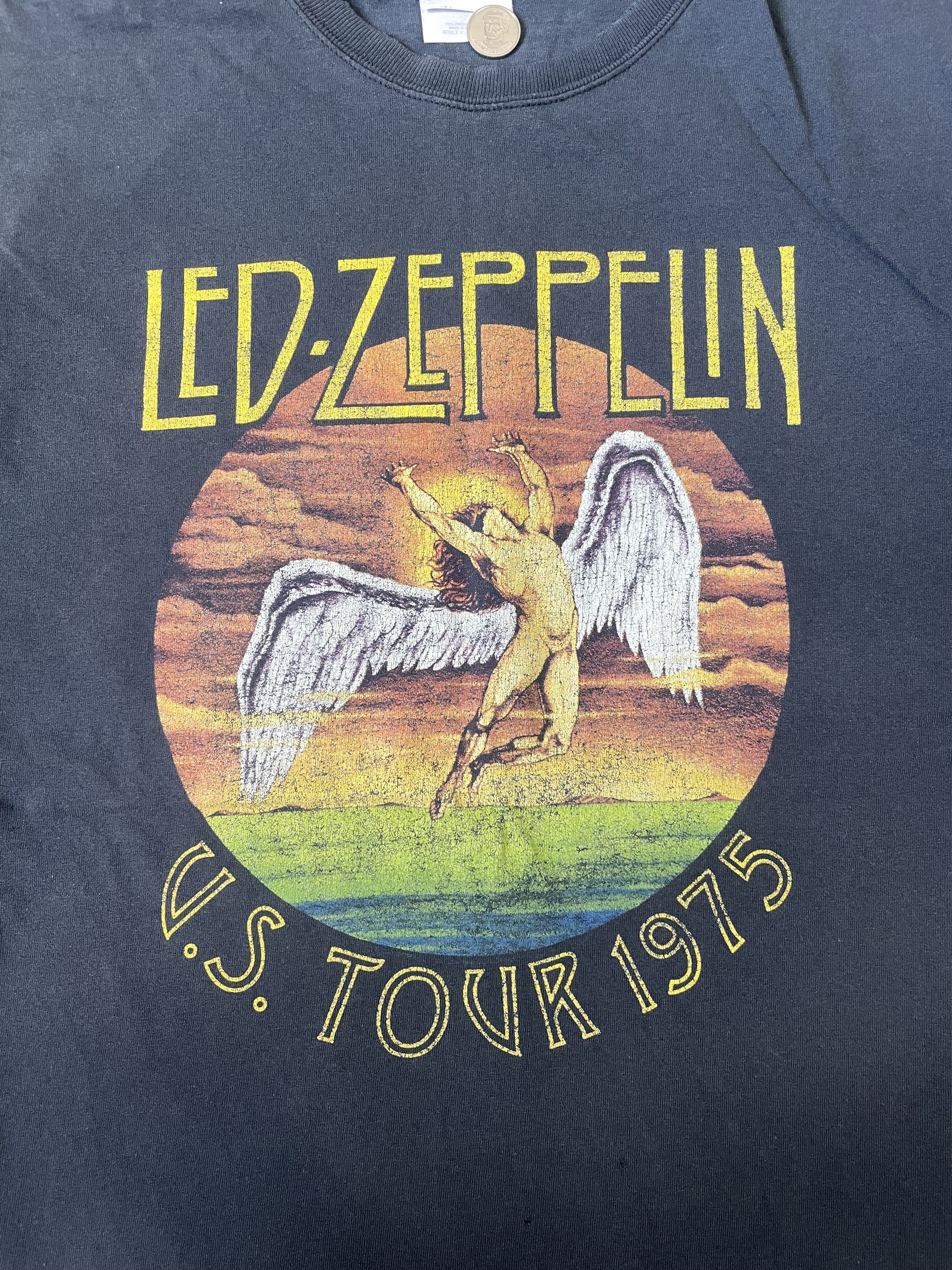 Led Zeppelin × Vintage MENS CASUAL ROCK SHIRT LED ZEPPLIN Size US L / EU 52-54 / 3 - 7 Thumbnail