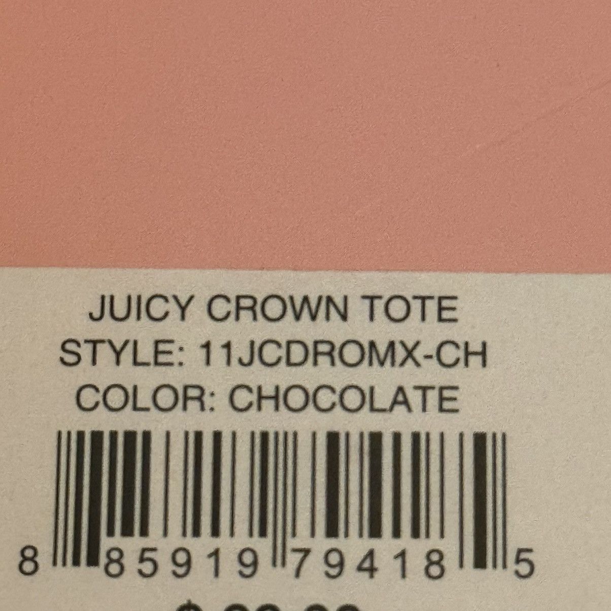 Juicy Couture Juicy Couture chocolate jeweled crown daydreamer tote bag Size ONE SIZE - 6 Thumbnail