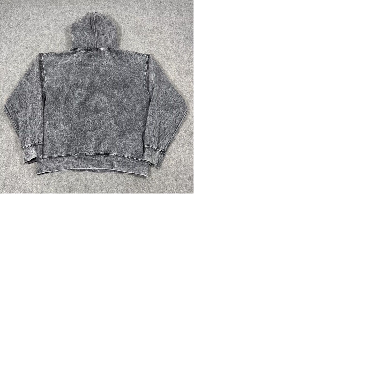Vintage US VINTAGE Hoodie Mens Large Gray Acid Washed Embroidered Long Sleeve Pullover Hooded Shirt 90s Retro Logo Size US L / EU 52-54 / 3 - 11 Thumbnail