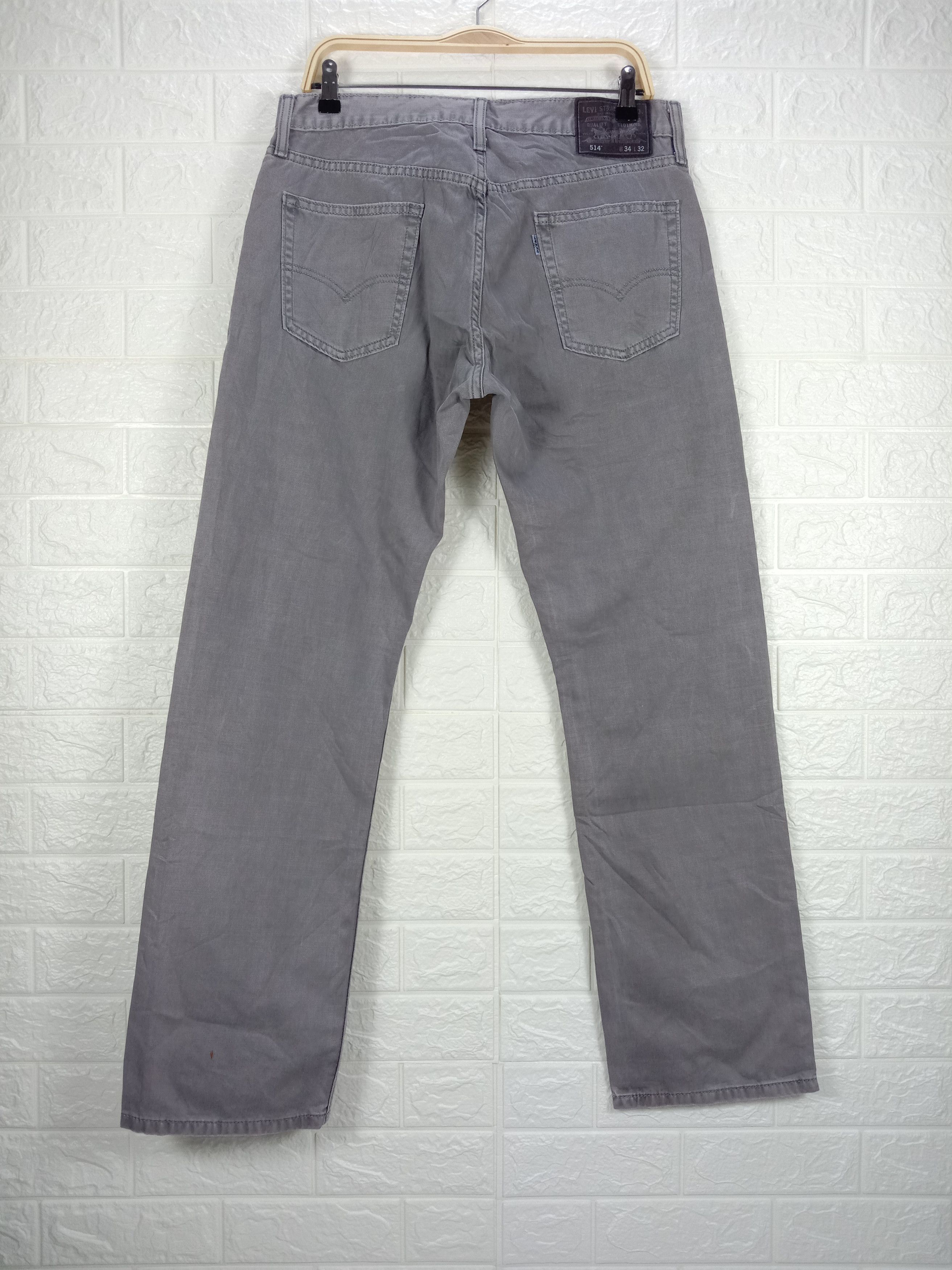 Levi's Vintage Levi's 514 Jeans Straight Fit Denim Size US 34 / EU 50 - 5 Thumbnail