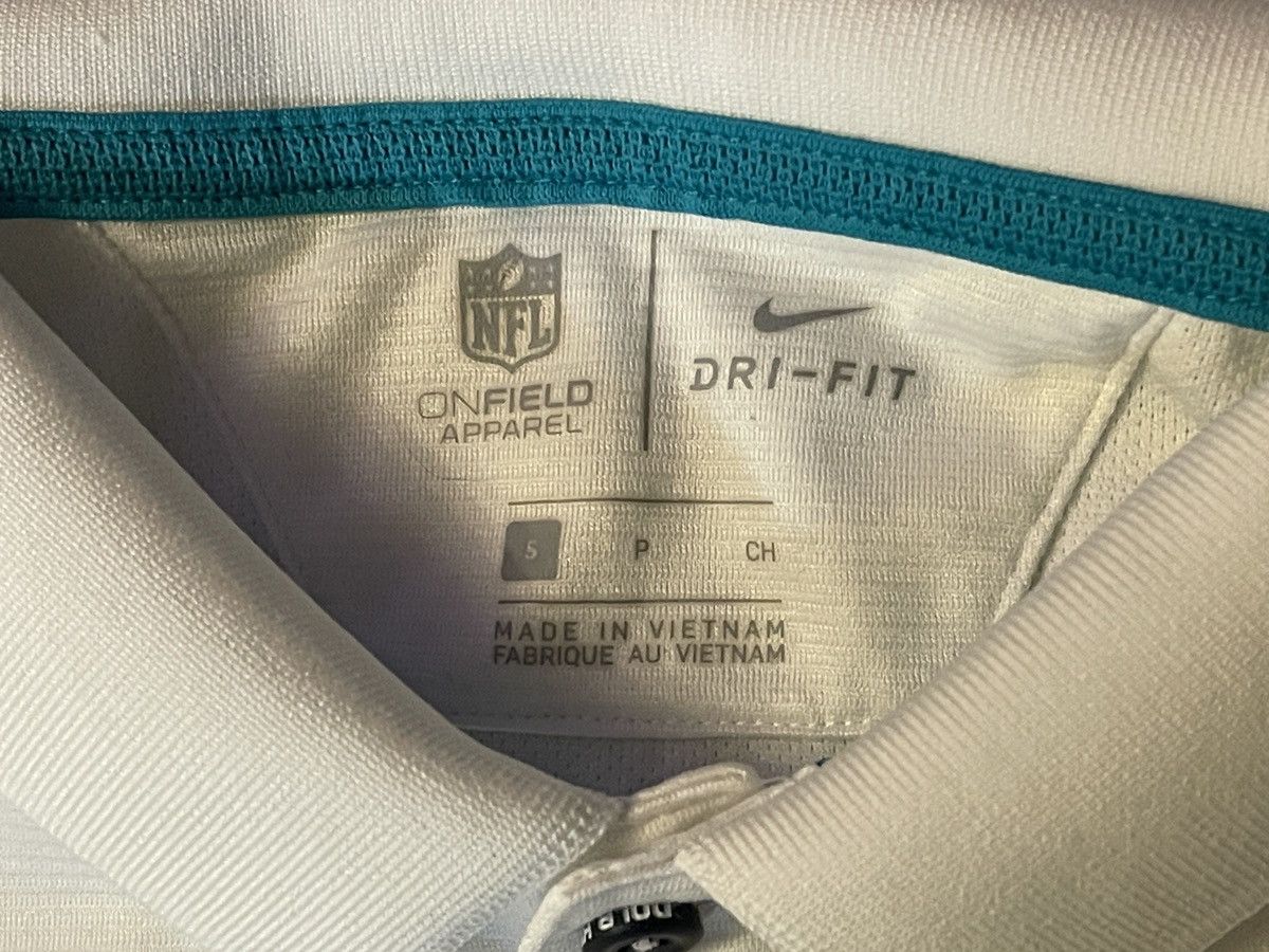 Nike Miami Dolphins Polo Shirt Mens Small White NFL Nike Dri Fit Size US S / EU 44-46 / 1 - 3 Thumbnail