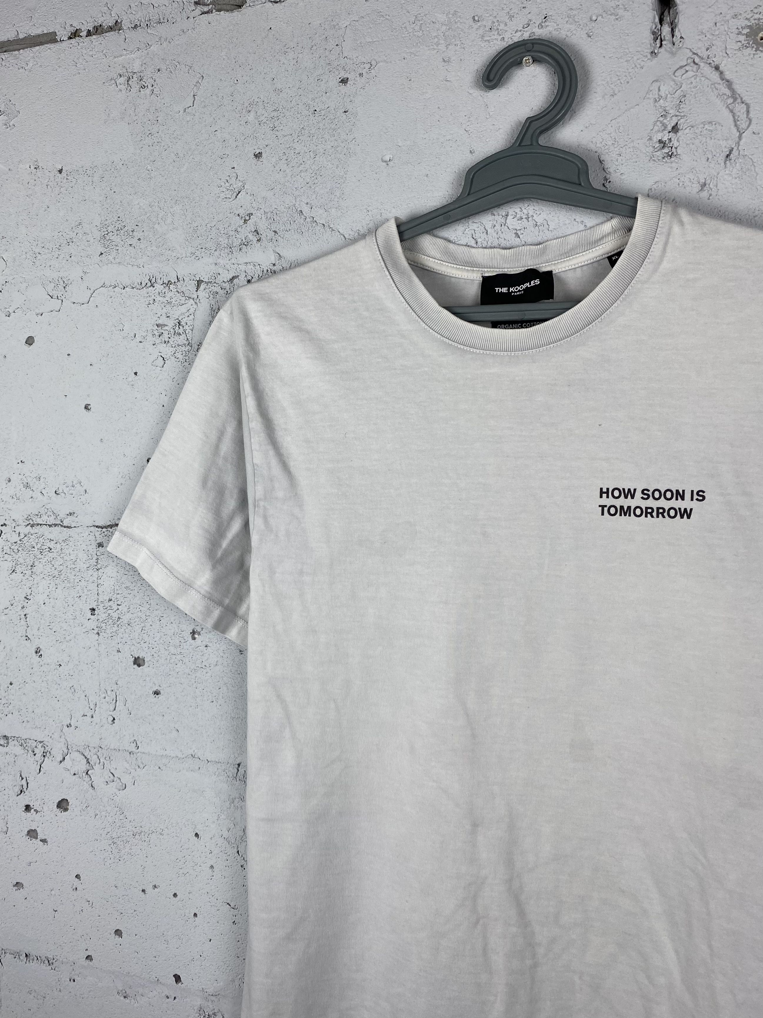 The Kooples The Kooples T Shirt How Soon Is Tomorrow Size US XL / EU 56 / 4 - 2 Thumbnail