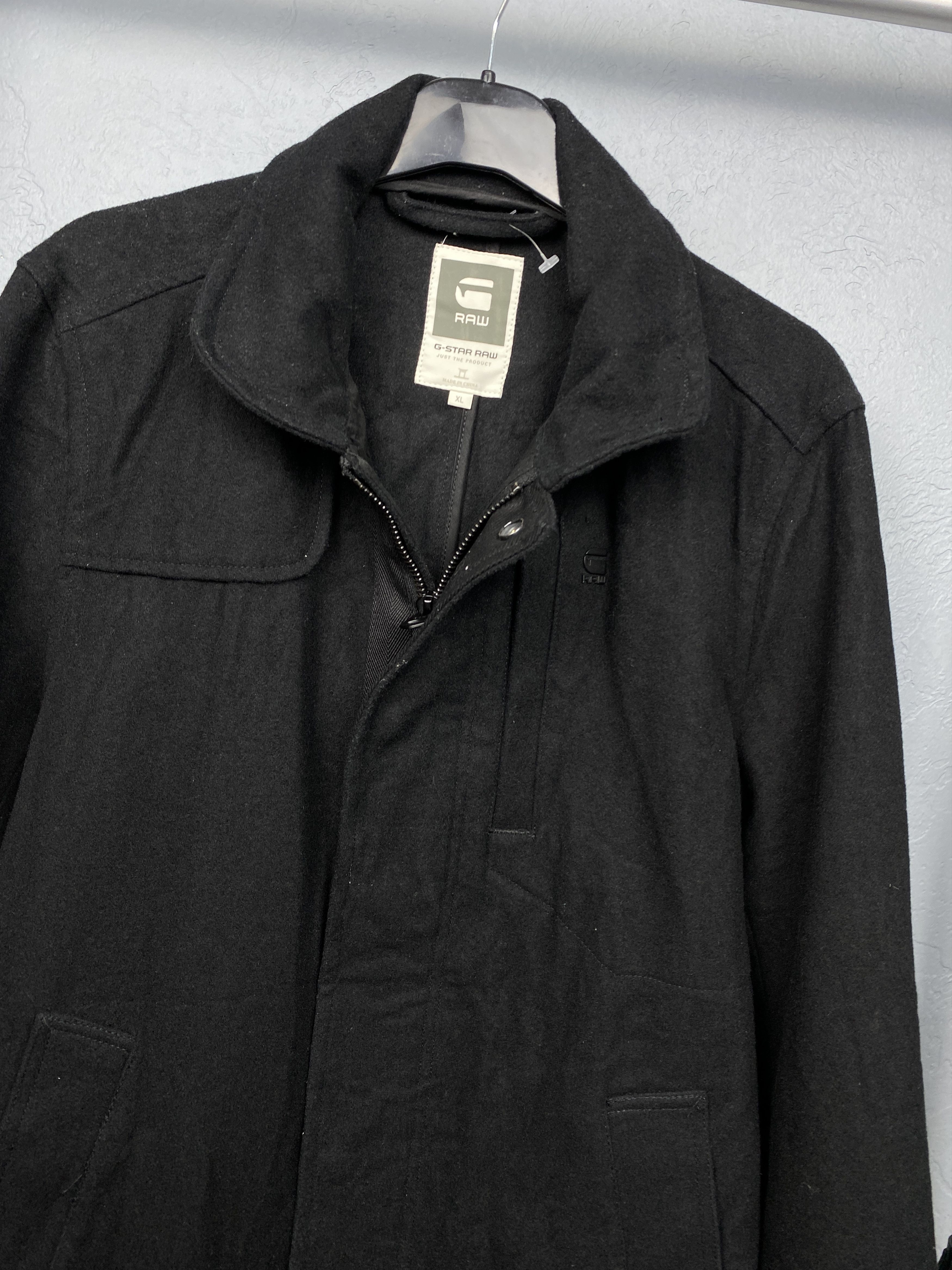 G-Star G Star Raw Mens Wool Coat Garber Trench Jacket Size US XL / EU 56 / 4 - 2 Thumbnail