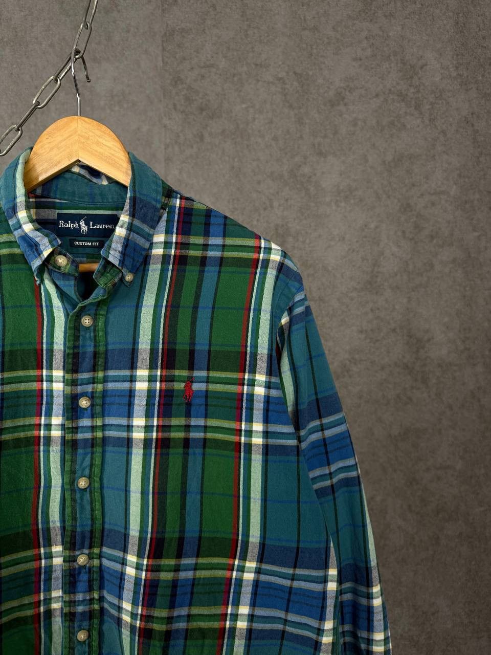 Polo Ralph Lauren Polo Ralph Lauren vintage designer logo flannel shirt Size US L / EU 52-54 / 3 - 2 Thumbnail