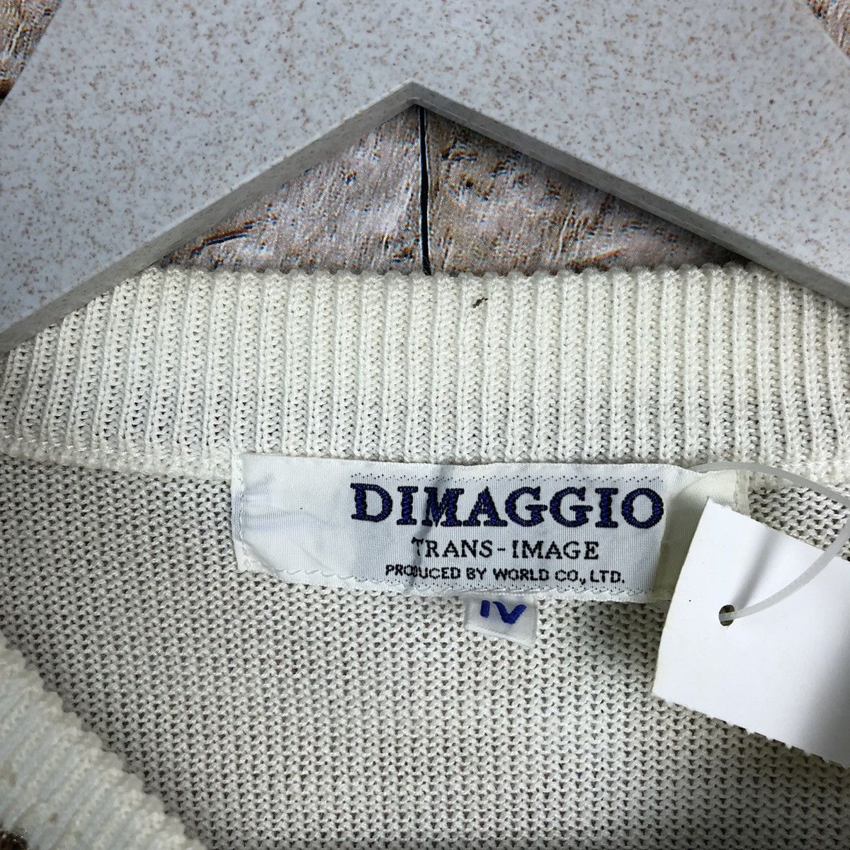 Homespun Knitwear × Japanese Brand A Maggio White Knitwear short sleeve vintage japan #A225 Size L / US 10 / IT 46 - 7 Thumbnail
