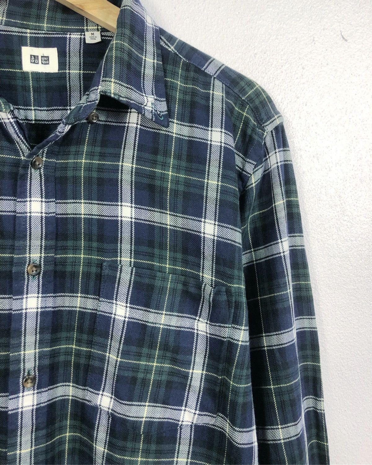 Uniqlo Rare Uniqlo Checkered Flannel Shirt Size US M / EU 48-50 / 2 - 3 Thumbnail