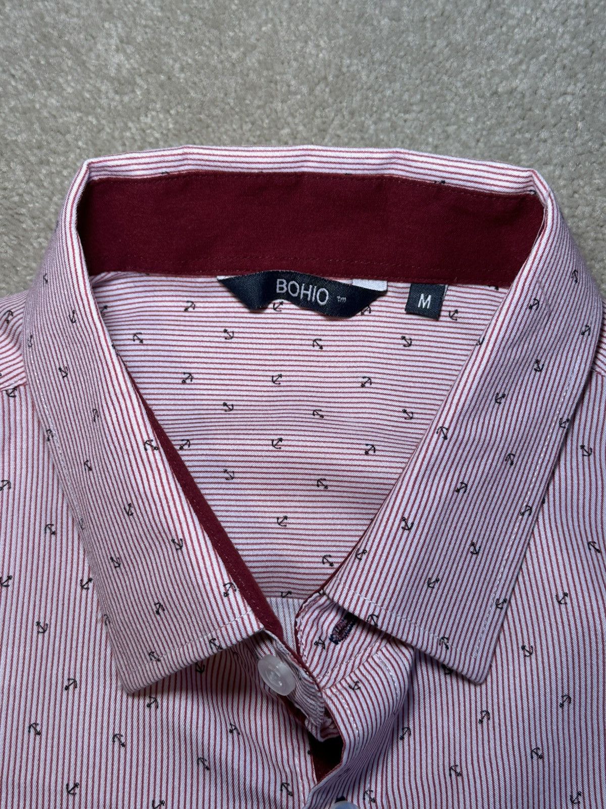 Vineyard Vines Casual Anchor Pattern Button-Down Shirt Size US M / EU 48-50 / 2 - 3 Thumbnail
