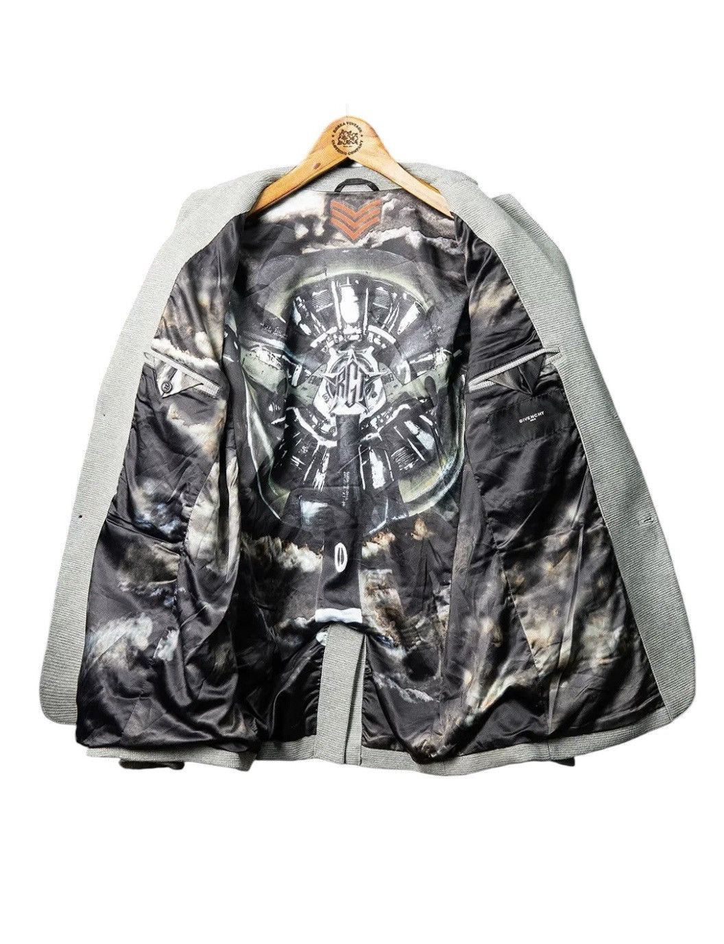 Givenchy Givenchy Riccardo Tisci Thermal Blazer Jacket Size US XXL / EU 58 / 5 - 7 Thumbnail
