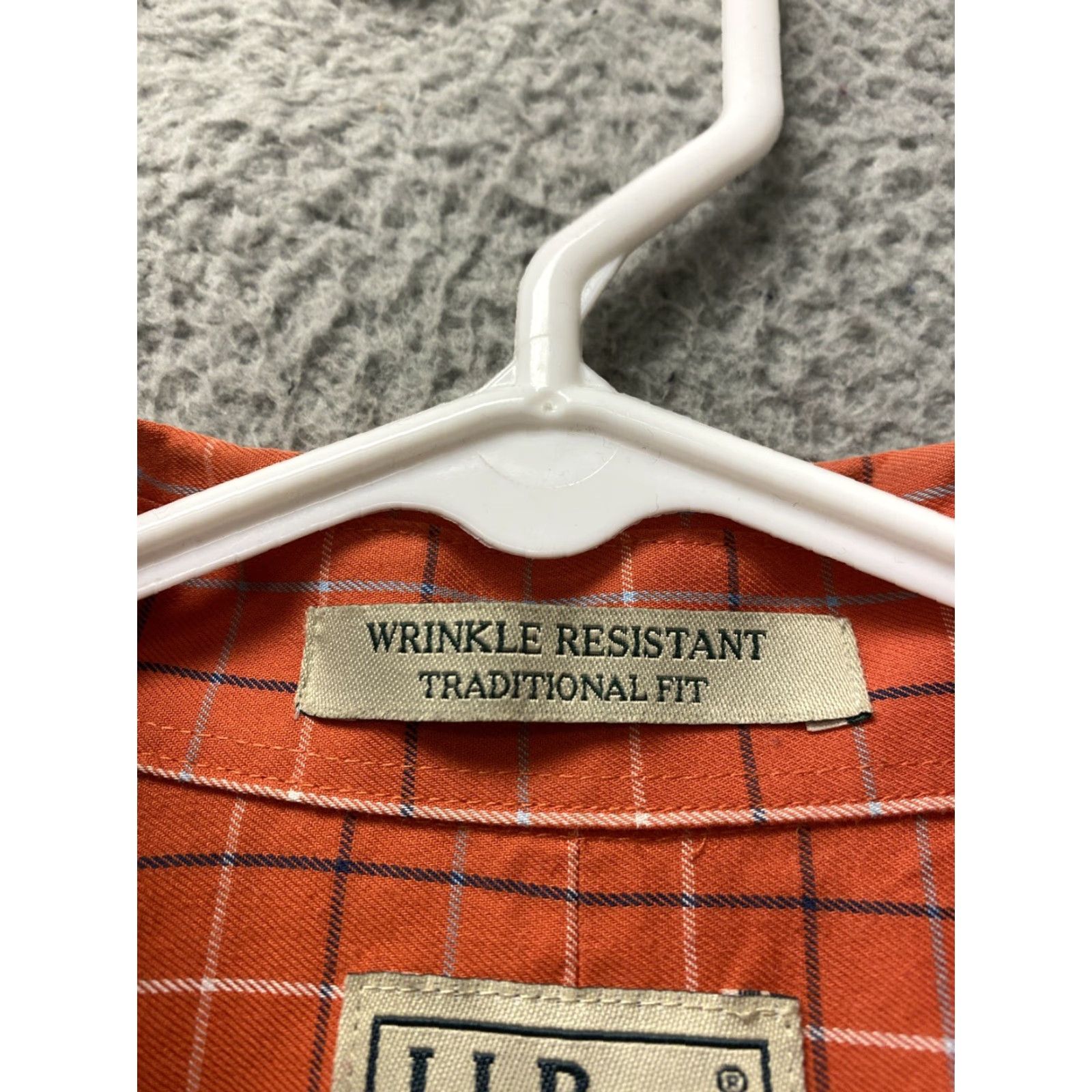 Vintage VINTAGE LL BEAN Men’s Short Sleeve Cotton Plaid Shirt XL Orange Casual Size US XL / EU 56 / 4 - 5 Thumbnail