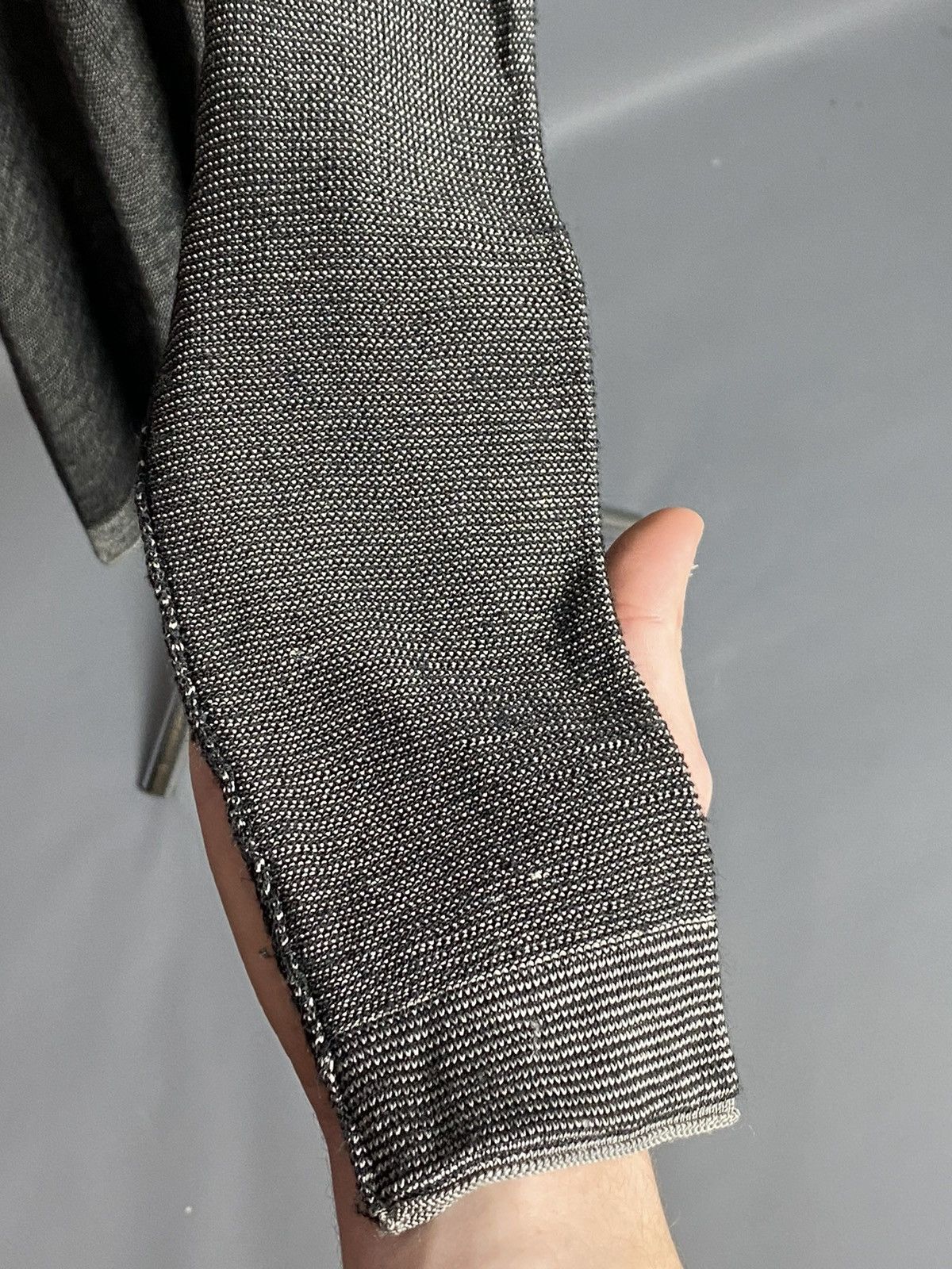 Diesel Diesel Wool Viscose Open Knit Cardigan Gray Graphic Eye XS Size XS / US 0-2 / IT 36-38 - 15 Thumbnail
