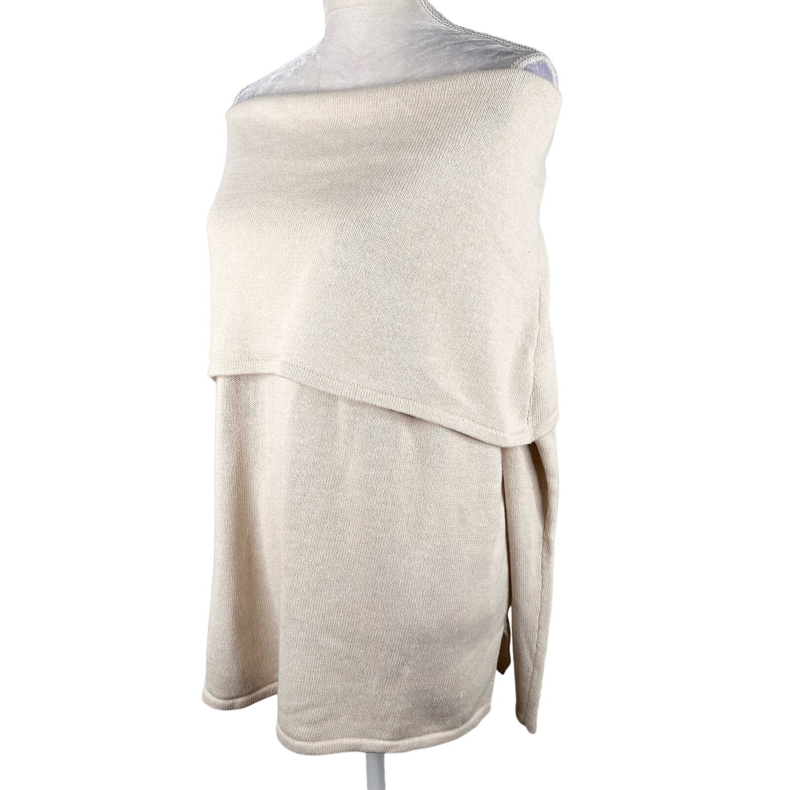 Other Sugarlips Sweater Off Shoulder M/L Cream Long Sleeve New Size L / US 10 / IT 46 - 5 Thumbnail