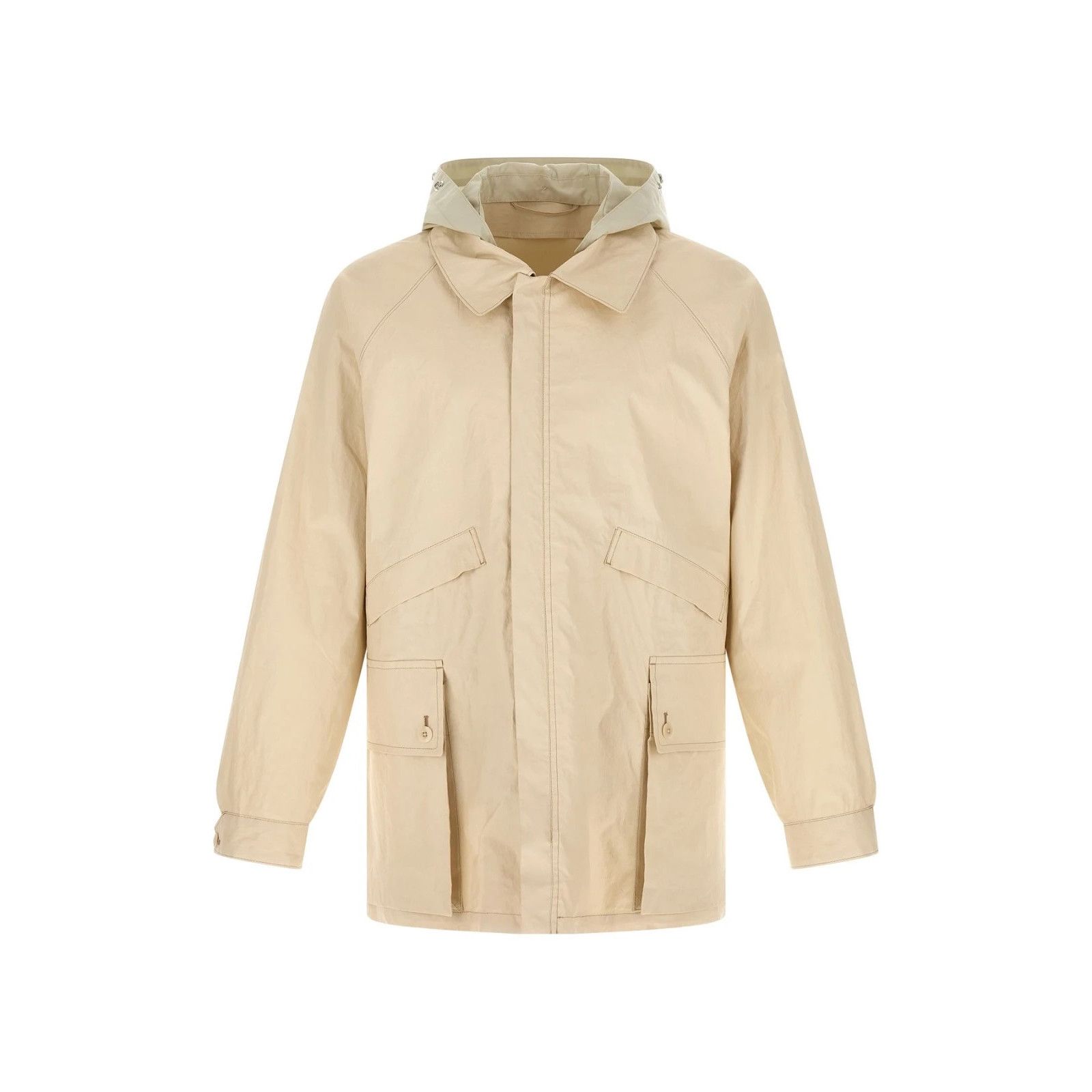 Lemaire Lemaire Waterproof Beige Linen Jacket New & Authentic (Men's Size US M / EU 48-50 / 2 - 1 Thumbnail