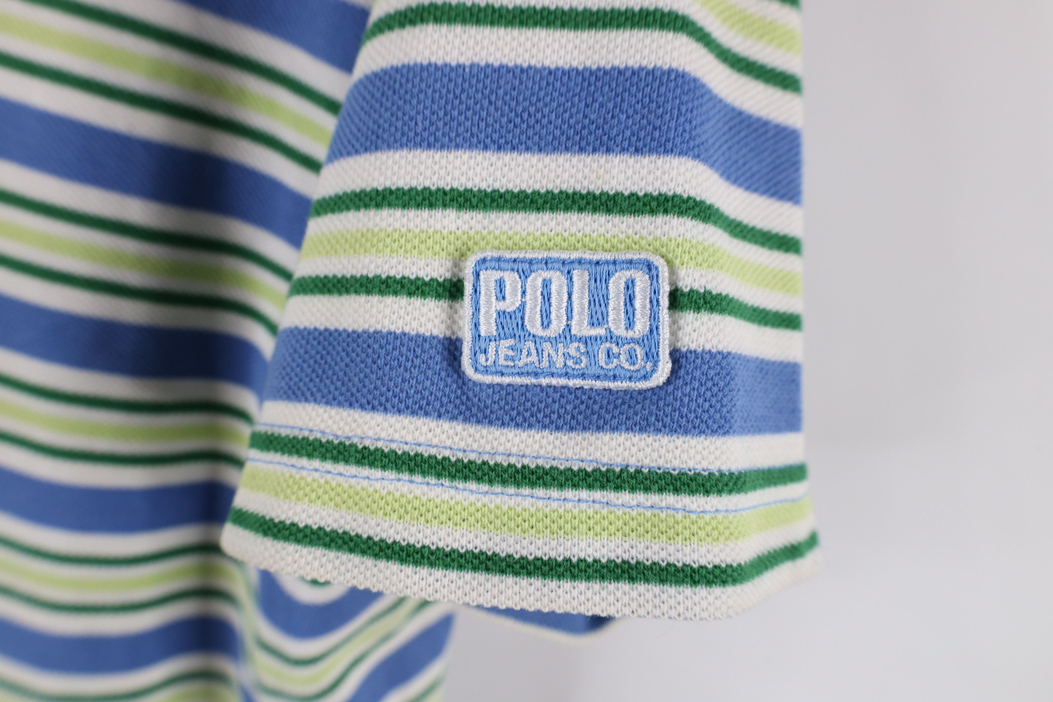 Ralph Lauren × Vintage Vintage 90s Ralph Lauren Striped Collared Polo Shirt Cotton Size US M / EU 48-50 / 2 - 4 Thumbnail
