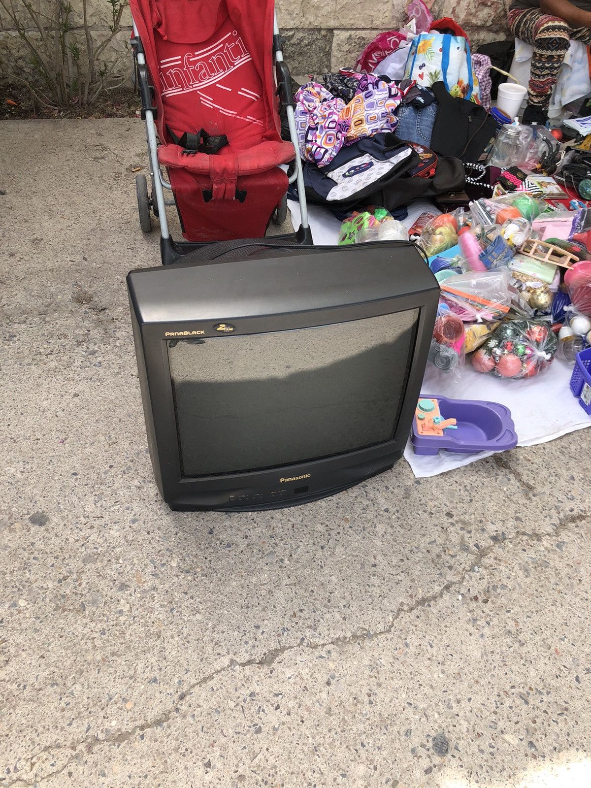 Vintage Rare Panasonic 90s Panablack Promotion 📺 Size US XXL / EU 58 / 5 - 9 Thumbnail