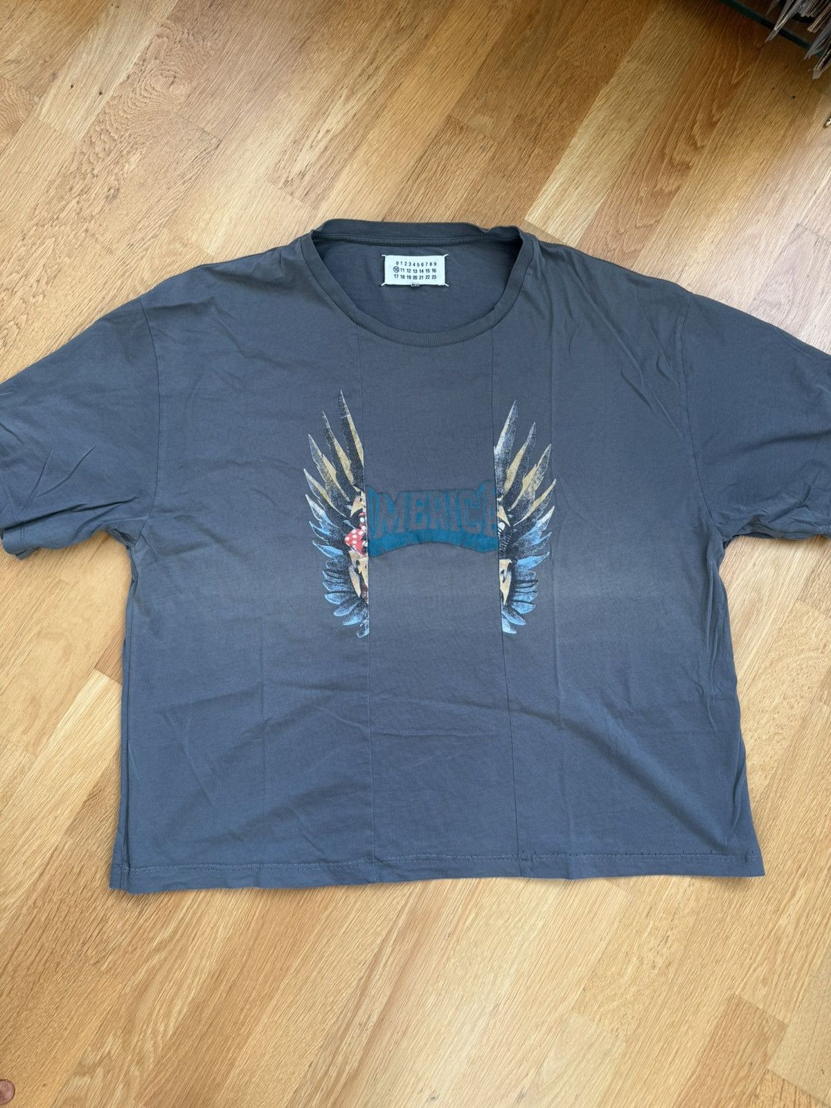 Maison Margiela AW17 America Split T-Shirt