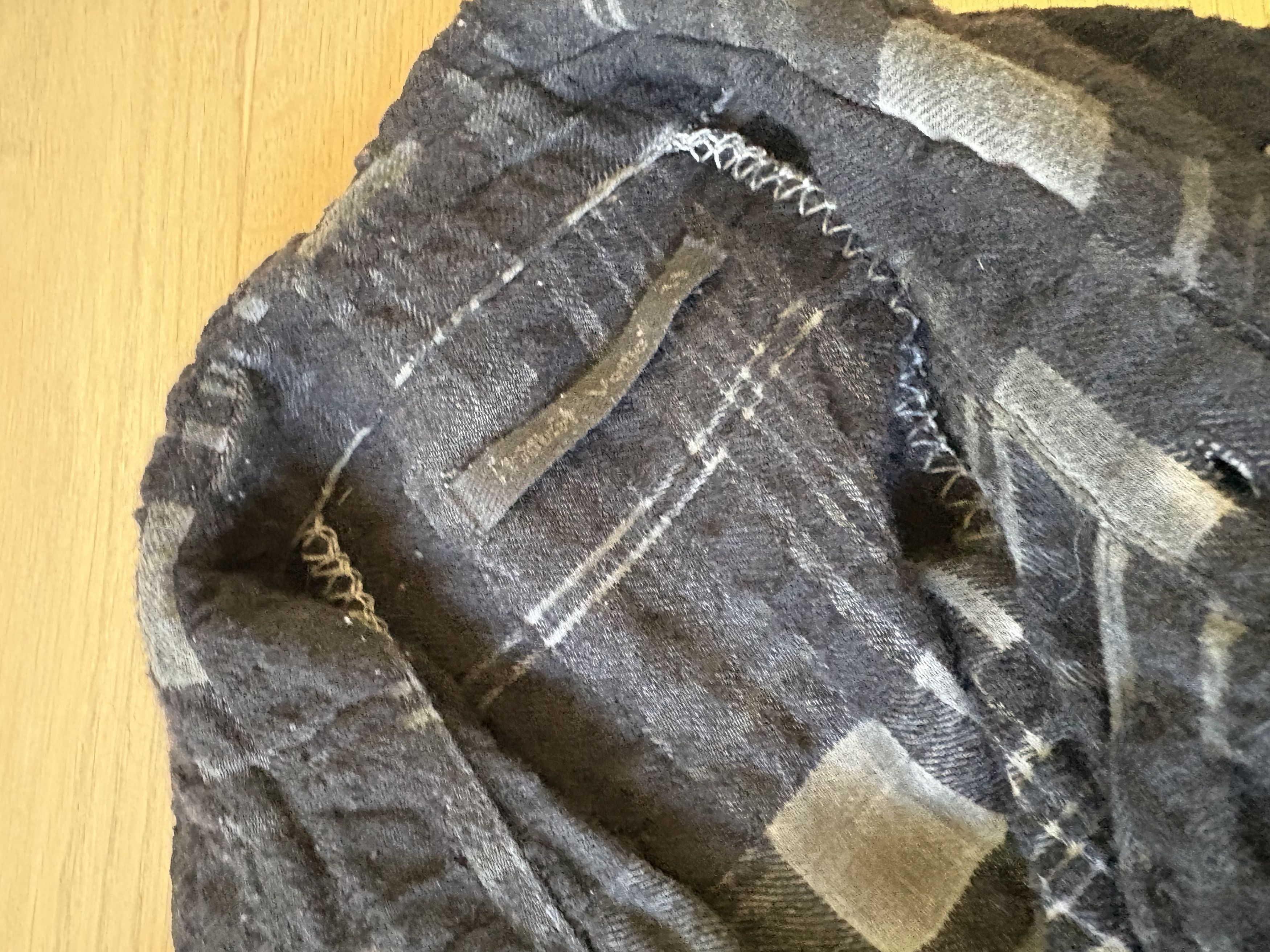 Transit Checked long wool shirt Size US M / EU 48-50 / 2 - 3 Thumbnail