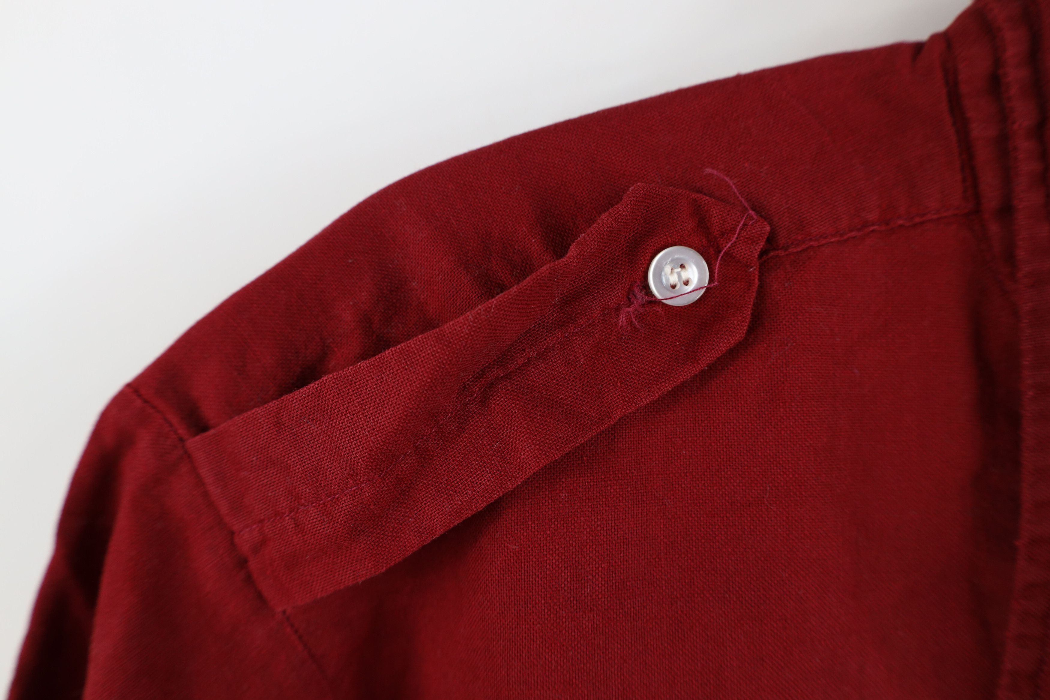 Vintage Vintage 70s Streetwear Military Bush Collared Button Shirt Size US L / EU 52-54 / 3 - 4 Thumbnail