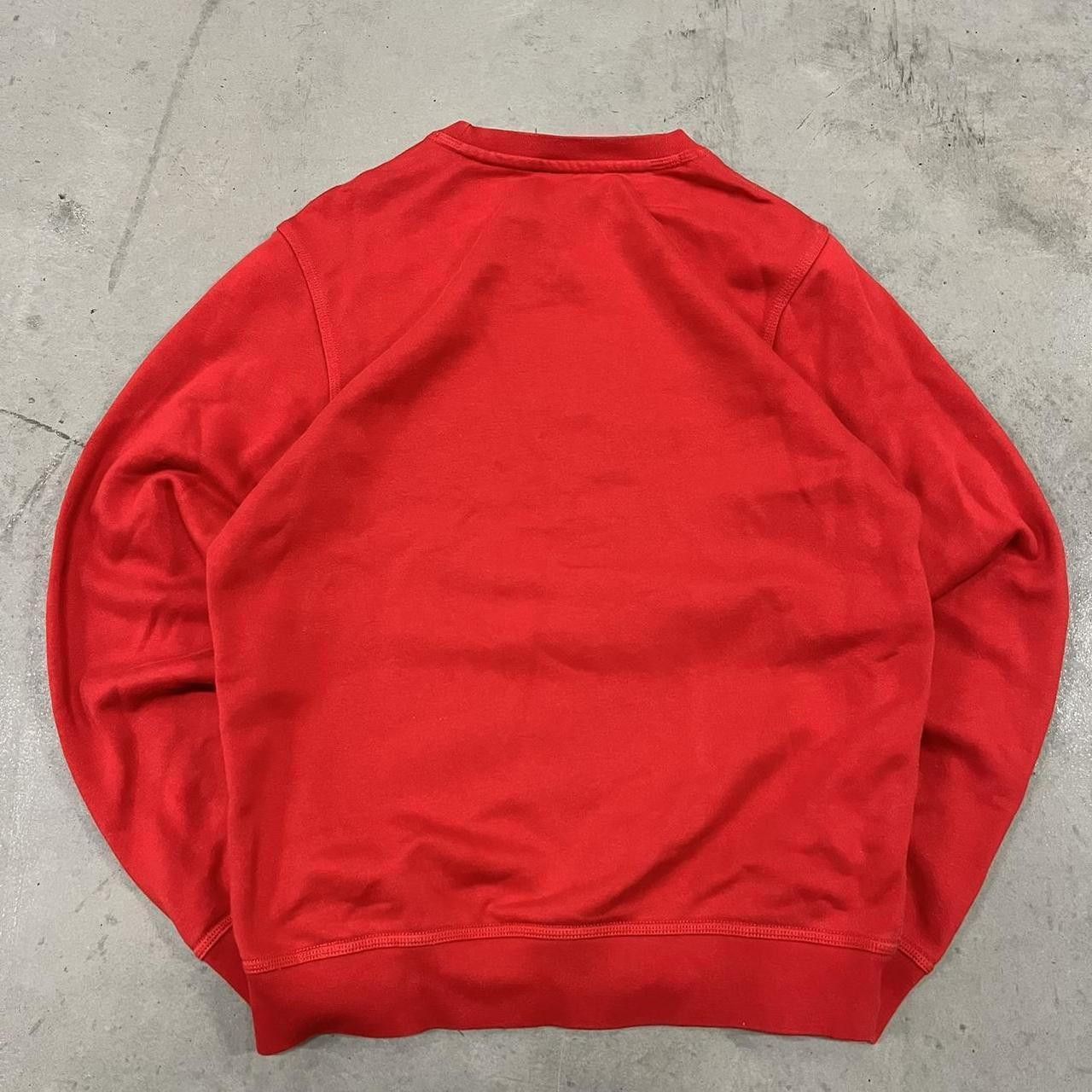 Nike × Vintage Vintage Y2K Nike Essential Blue Tag red Sweatshirt! Size US M / EU 48-50 / 2 - 3 Thumbnail