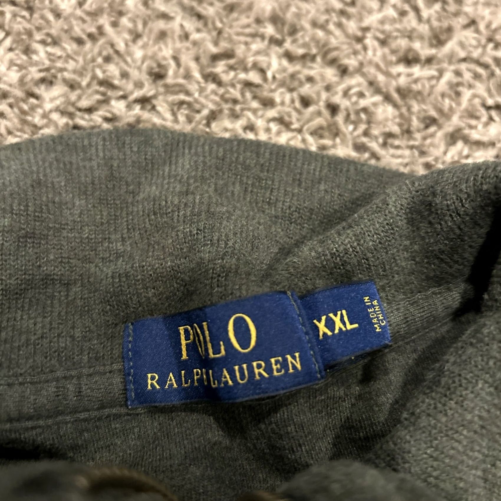 Ralph Lauren Ralph Lauren Sweater Shirt 2XL Green Mock Neck Pullover Classic 1/4 Zip Men Size US XXL / EU 58 / 5 - 3 Thumbnail