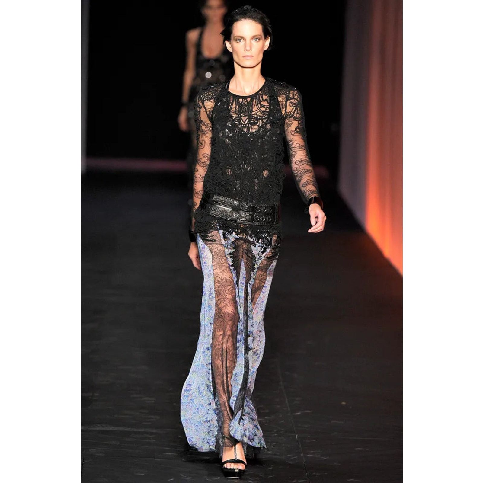 Roberto Cavalli S/S2012 Roberto Cavalli runway maxi lace long dress Size M / US 6-8 / IT 42-44 - 3 Thumbnail