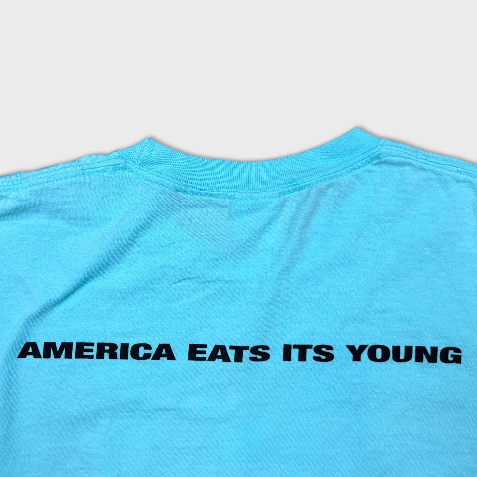 Supreme Supreme America Eats Its Young Medium Nas DMX Belly Tee Size US M / EU 48-50 / 2 - 7 Thumbnail