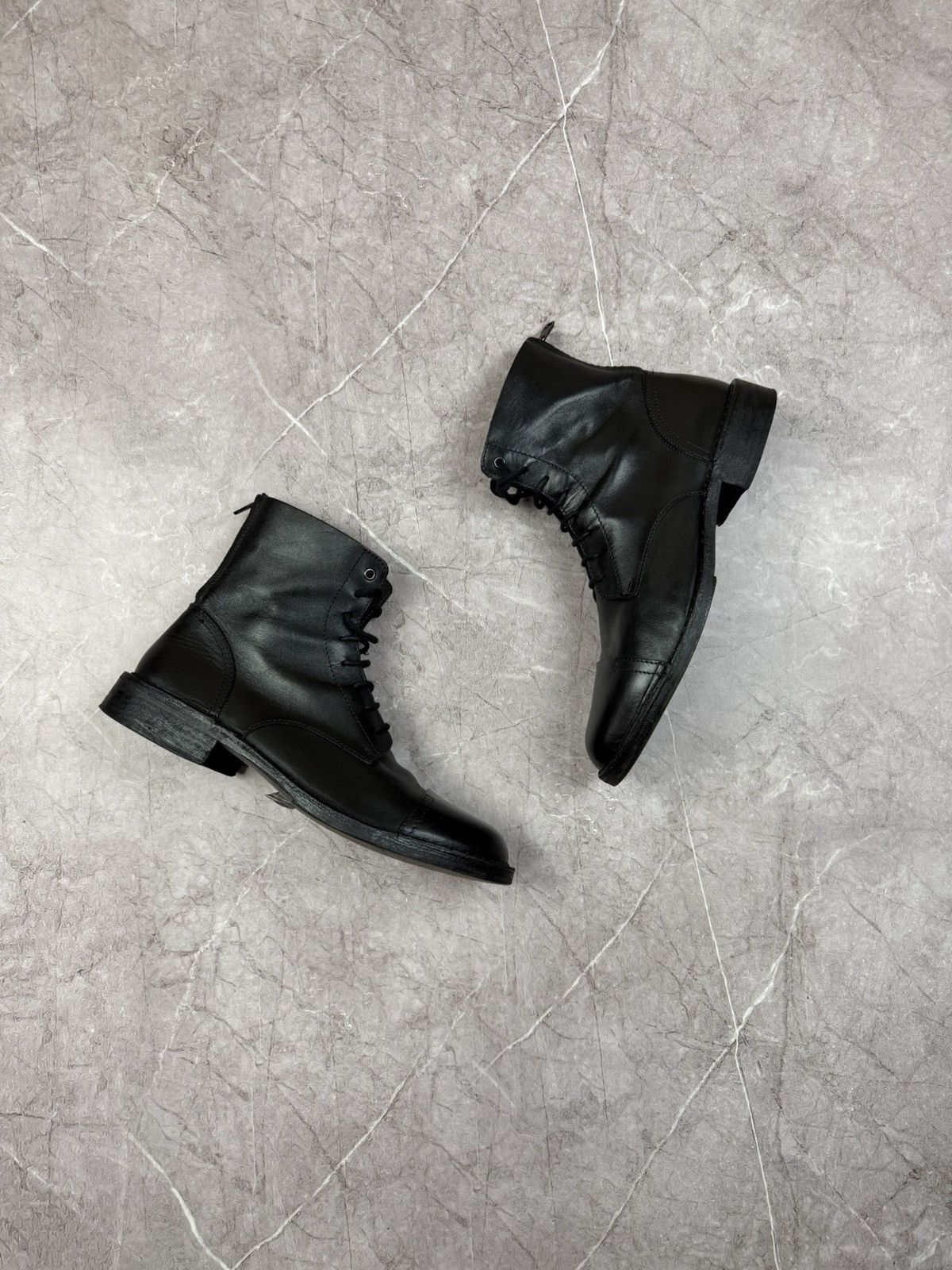 Diesel × Vintage Diesel Softrock Dunks High Top Leather Zip Rick